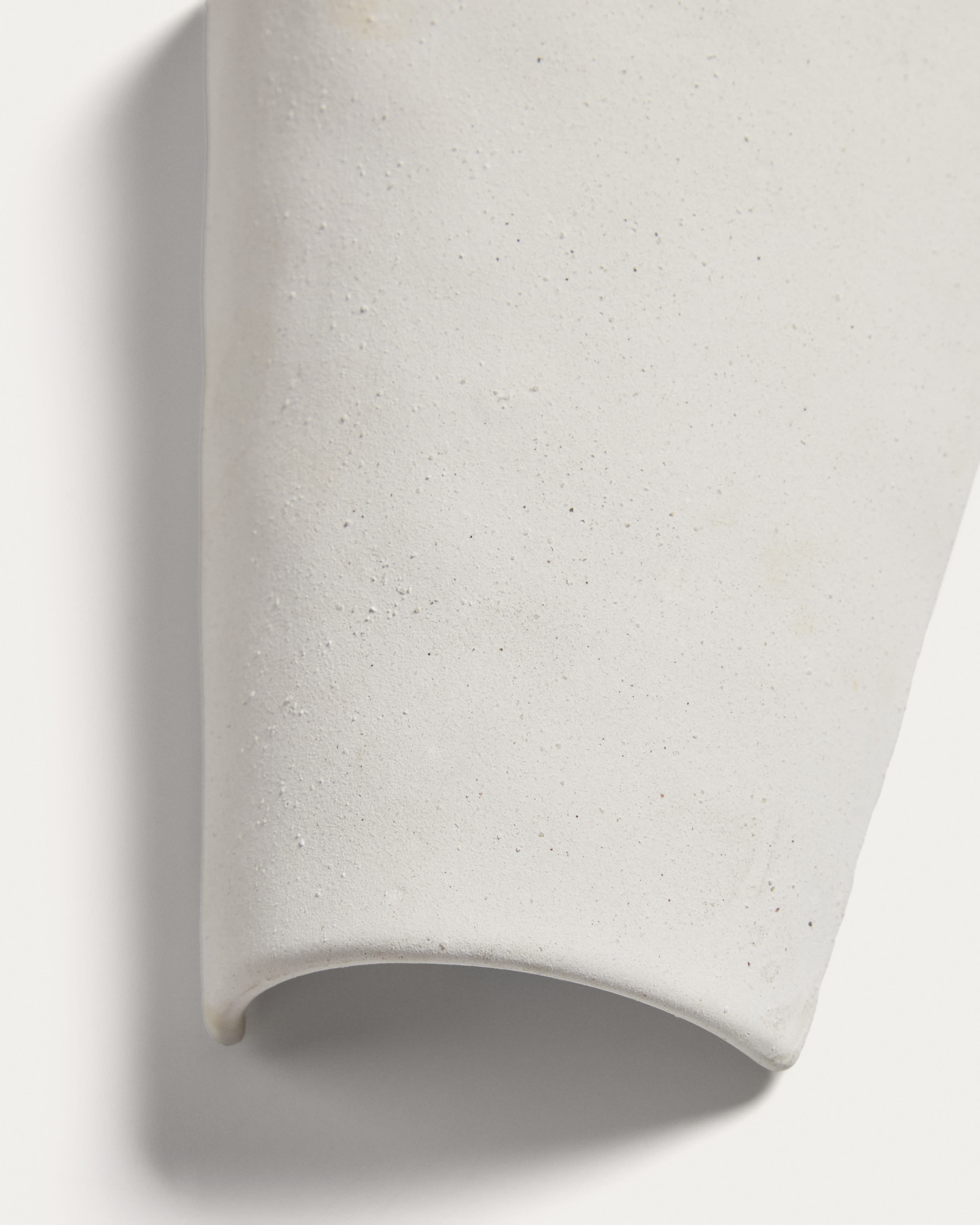 Ceren white ceramic wall lamp 21 cm