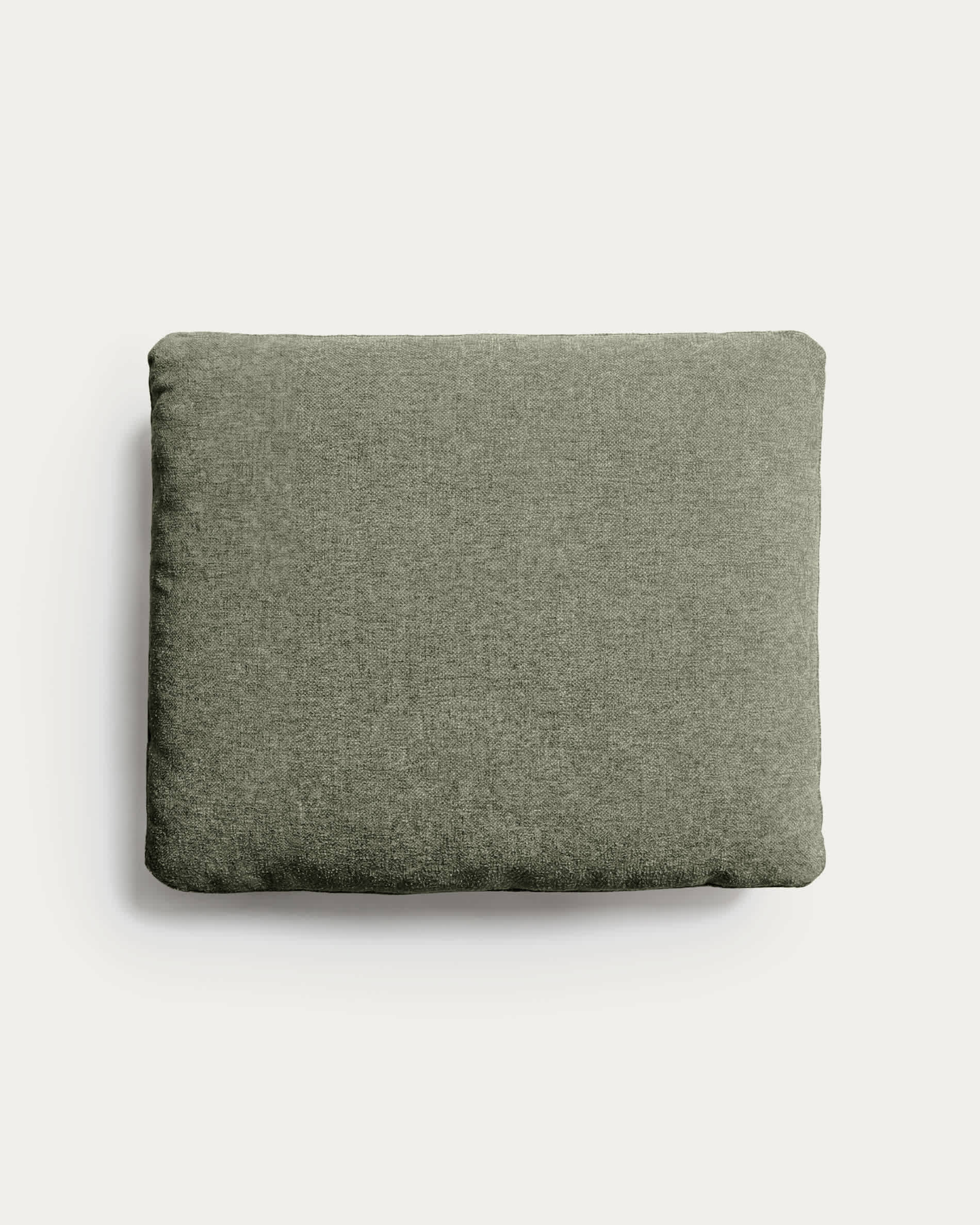 Blok moss green chenille cushion 50 x 60cm