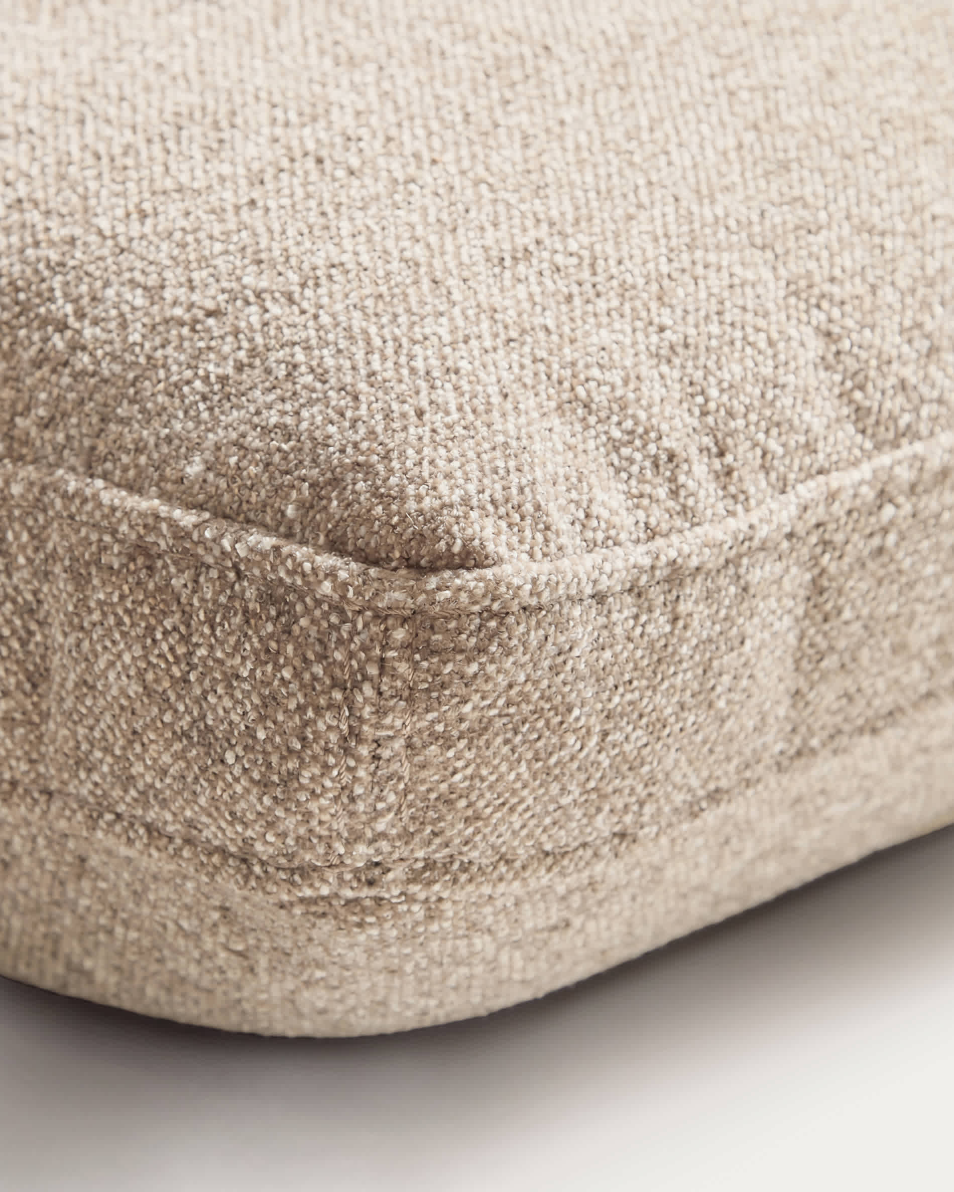 Blok beige chenille cushion 50 x 60cm