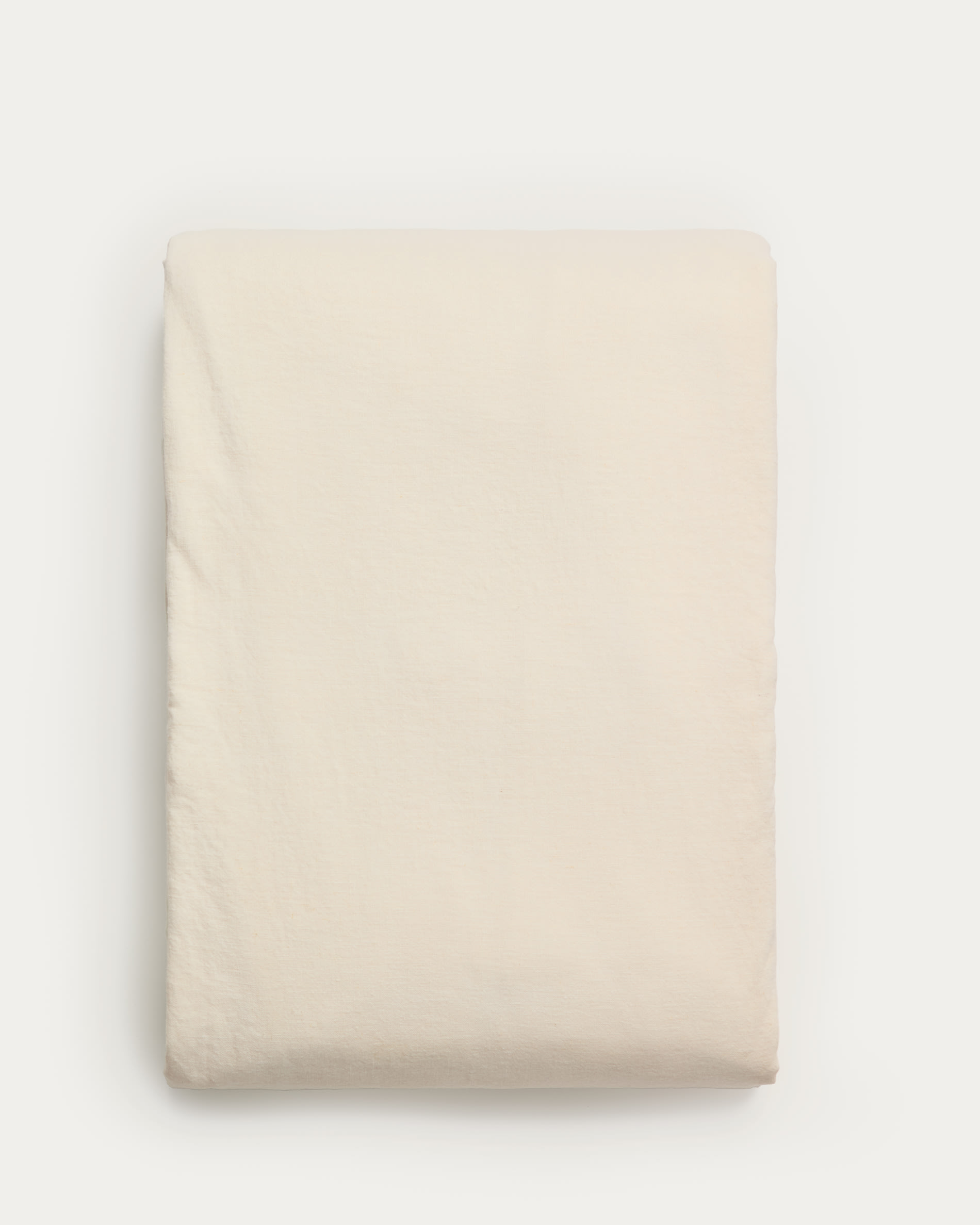 Simmel ecru linen blend duvet cover for 90 cm bed
