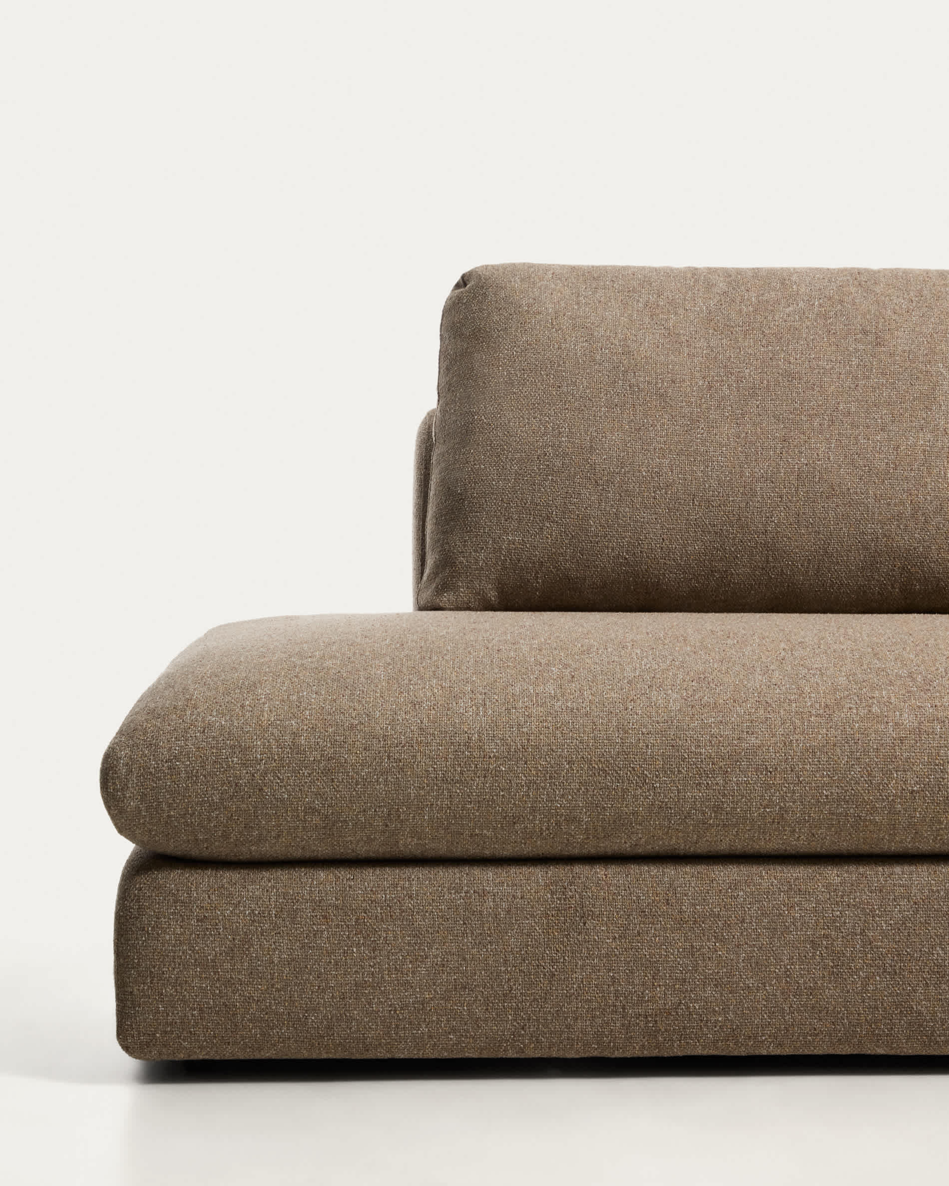 Vera light brown 5-seater corner sofa left-hand end section 245 x 330 cm FSC Mix Credit