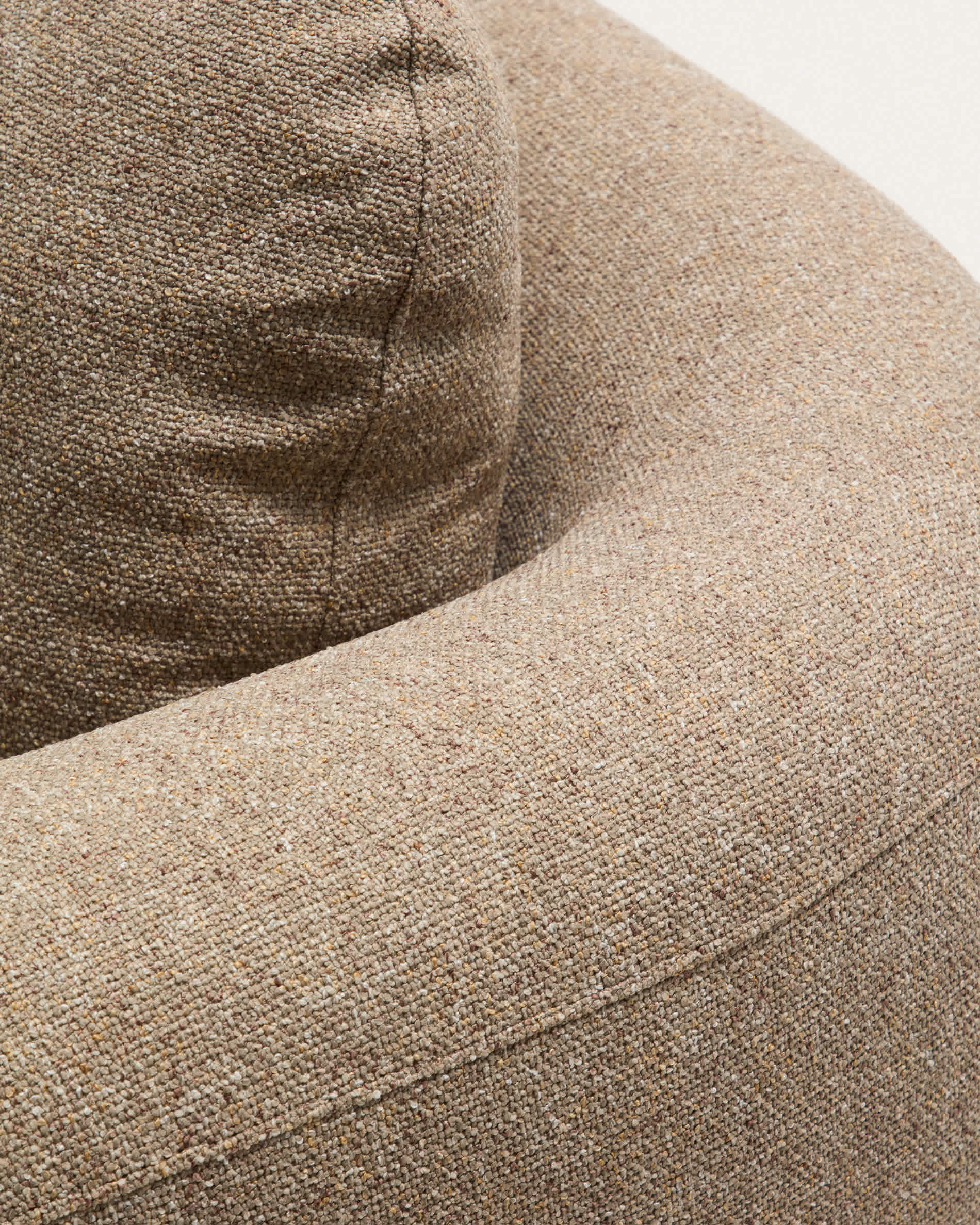 Vera light brown 5-seater corner sofa left-hand end section 245 x 330 cm FSC Mix Credit