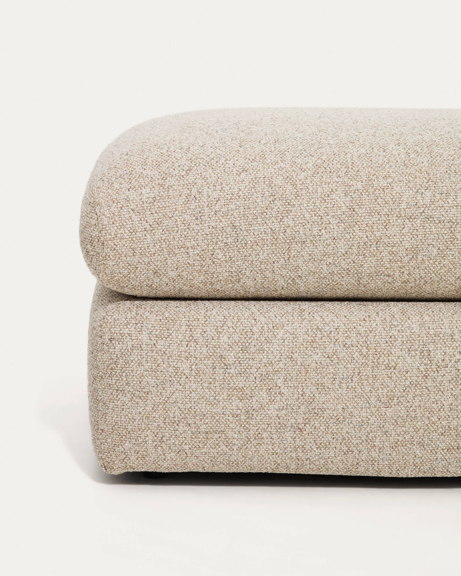 Vera beige footrest 80 x 80 cm FSC Mix Credit