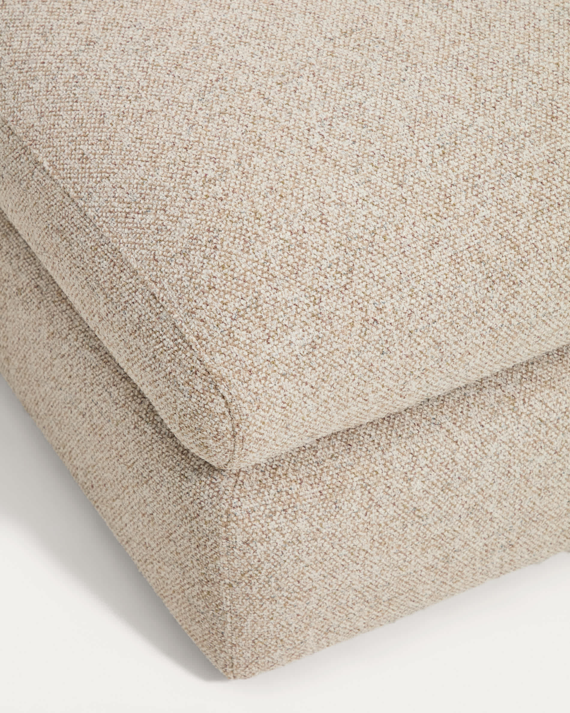 Vera beige footrest 80 x 80 cm FSC Mix Credit