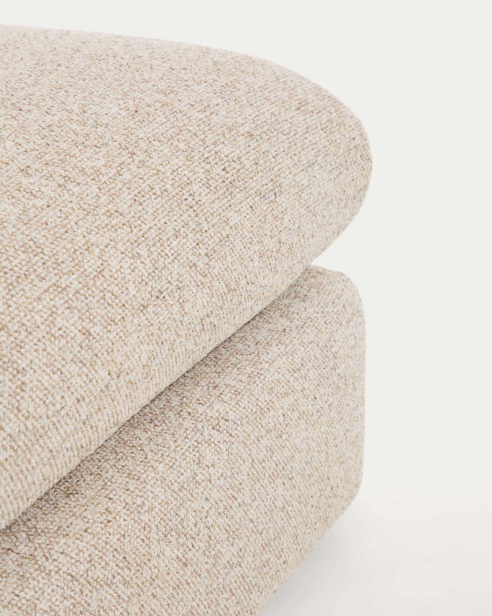 Vera beige footrest 80 x 80 cm FSC Mix Credit