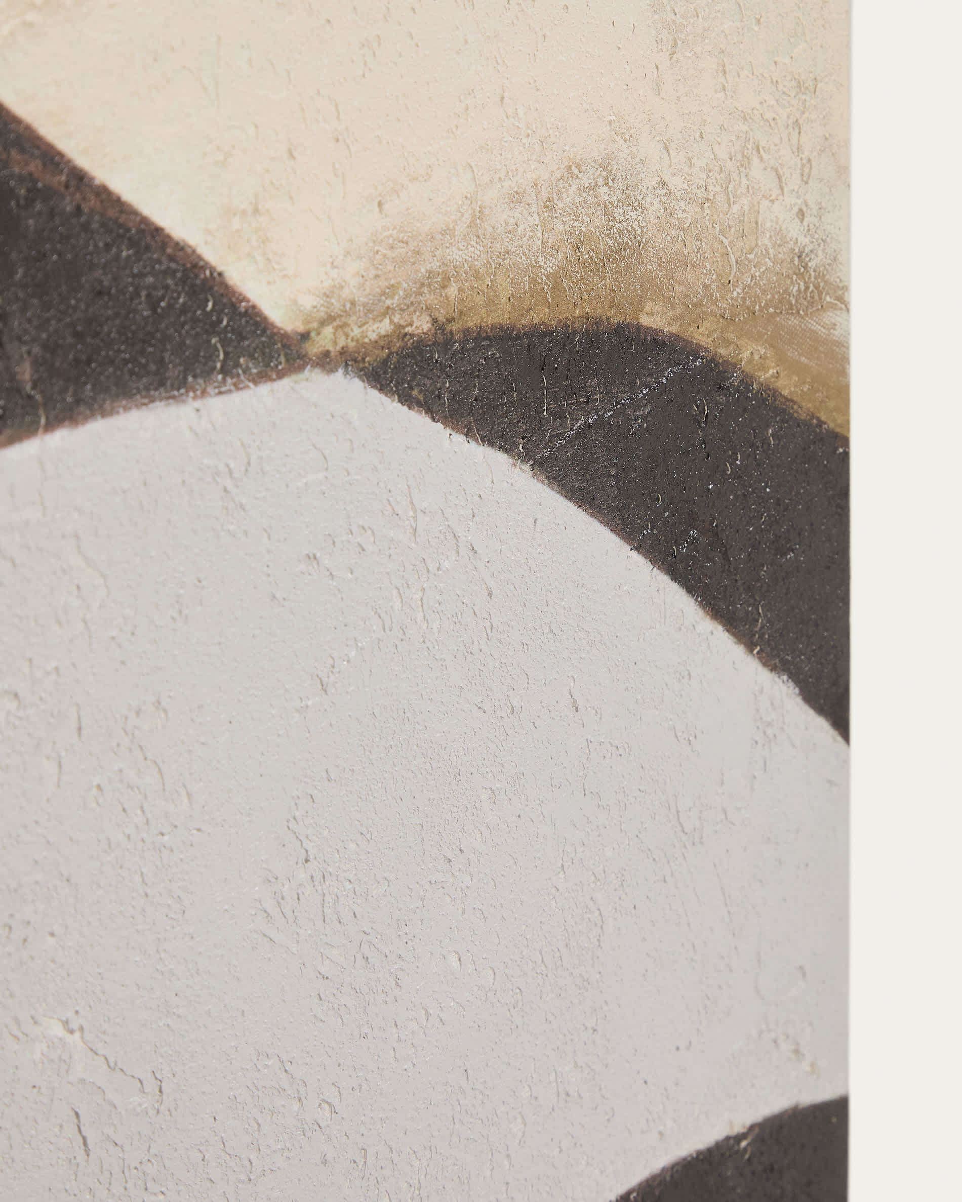 Marvilo grey and mustard abstract canvas 60 x 90cm