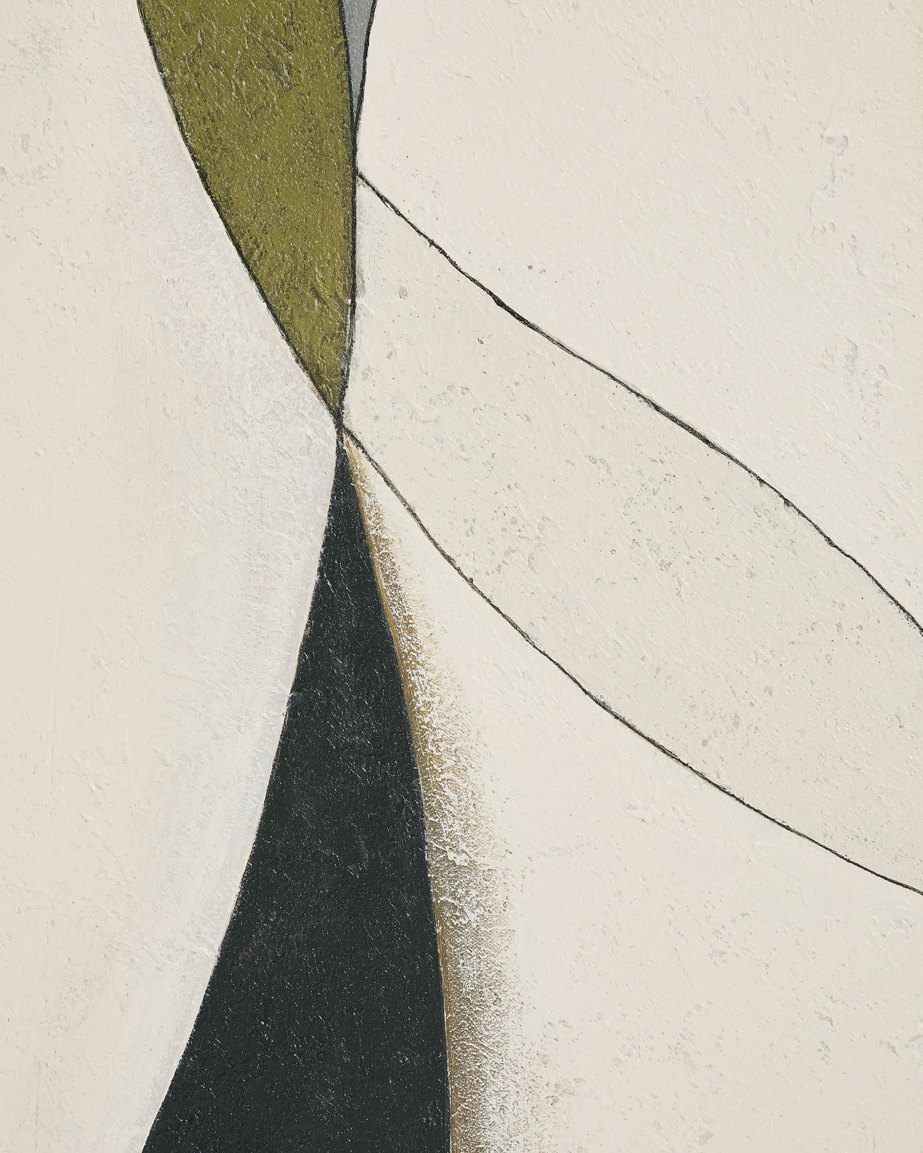 Marvilo grey and mustard abstract canvas 80 x 100cm