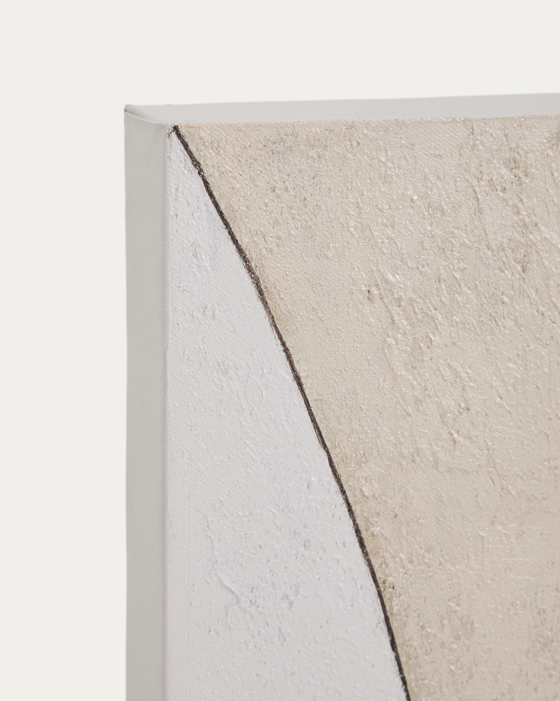 Marvilo grey and mustard abstract canvas 80 x 100cm