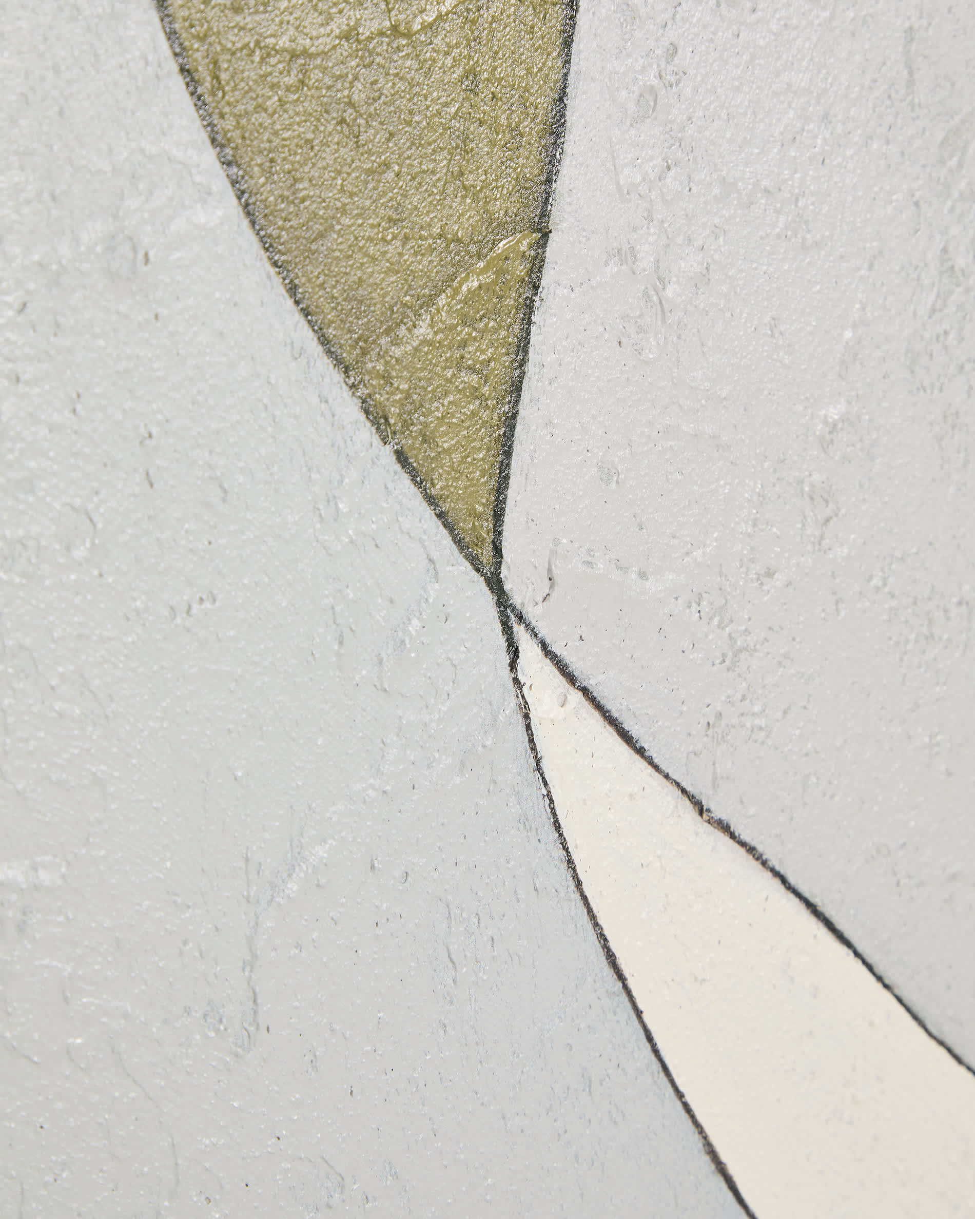 Marvilo grey and mustard abstract canvas 80 x 100cm