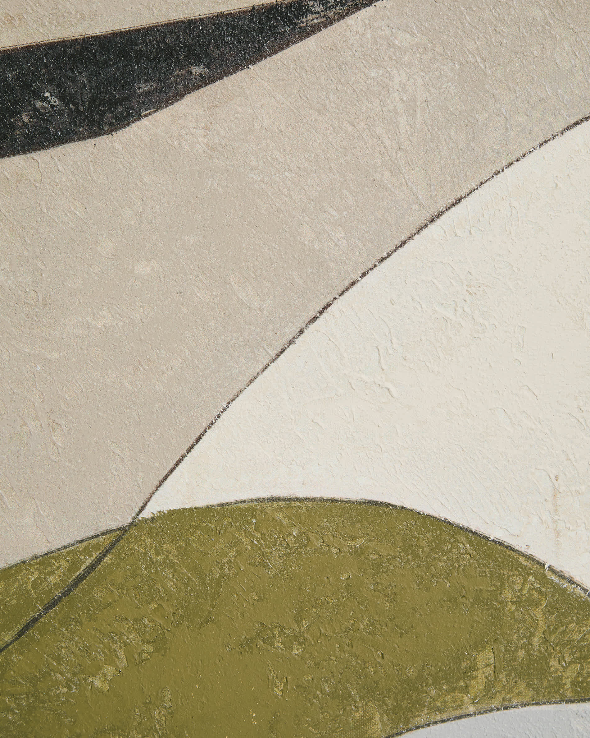 Marvilo grey and mustard abstract canvas 60 x 90cm