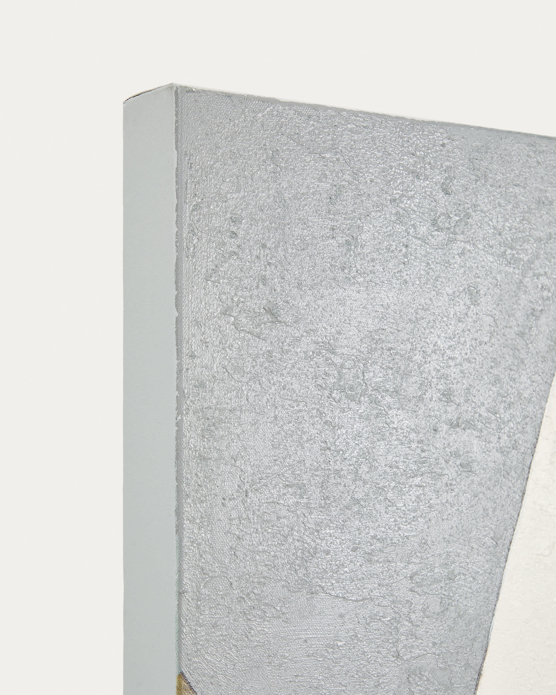Marvilo grey and mustard abstract canvas 120 x 200cm