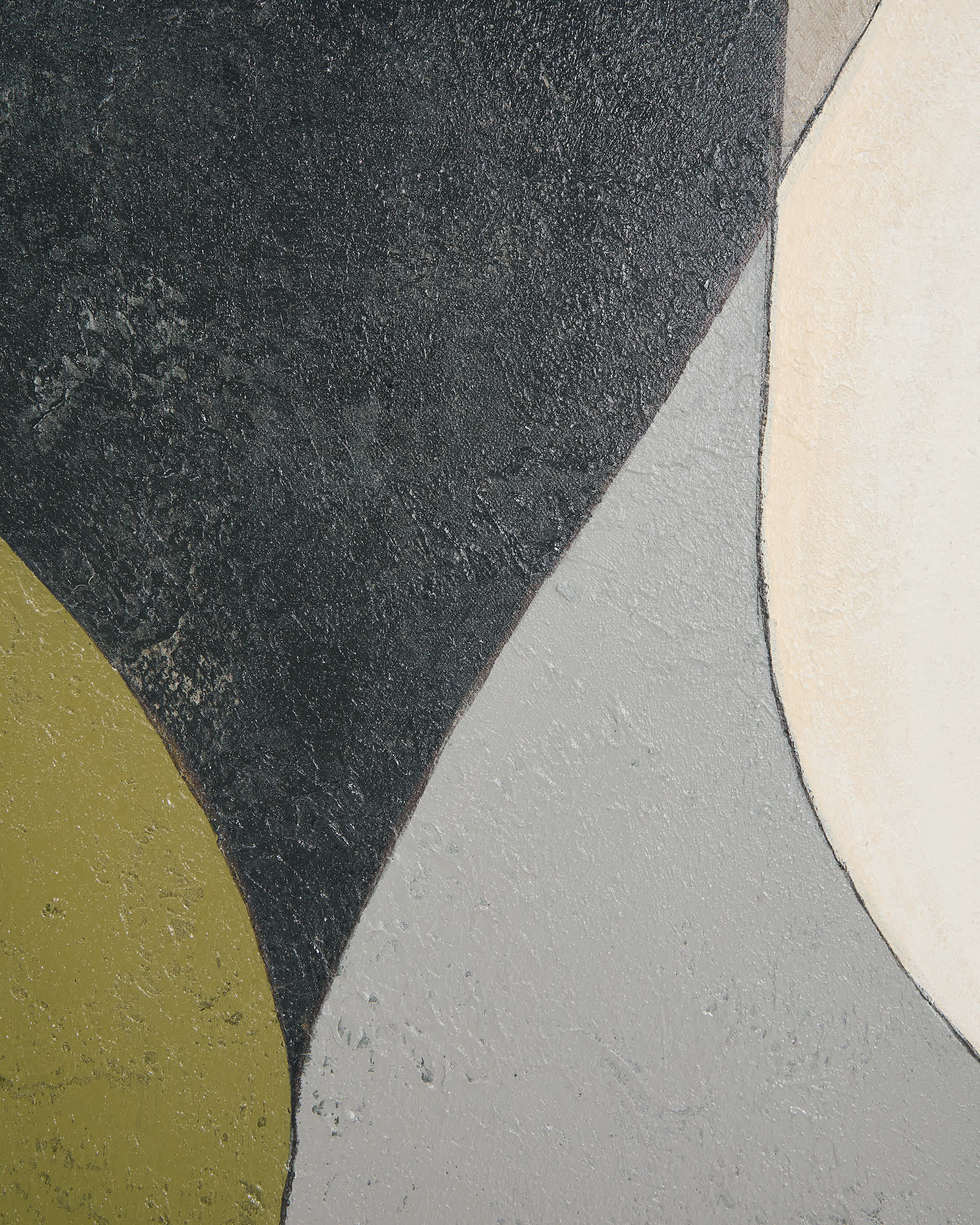 Marvilo grey and mustard abstract canvas 120 x 200cm