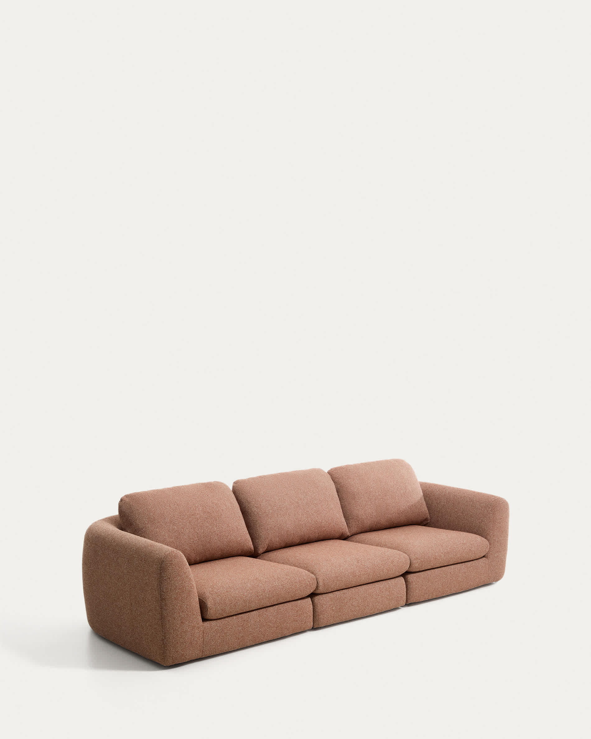 Vera terracotta 4-seater sofa 320 cm FSC Mix Credit