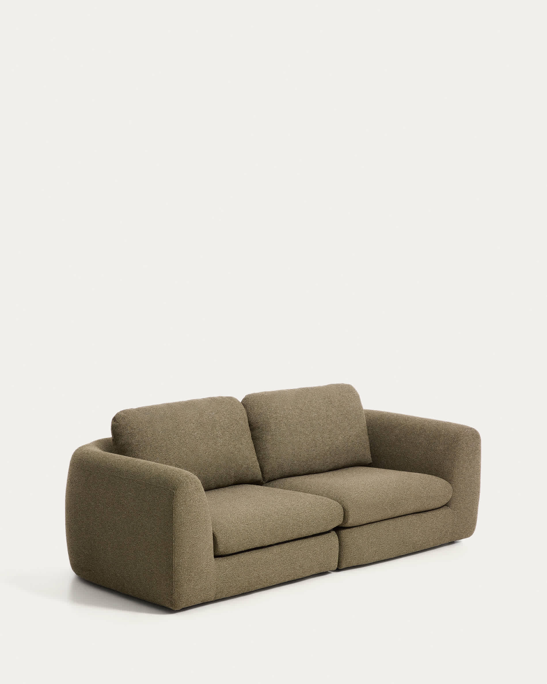 Vera olive green 3-seater sofa 230 cm FSC Mix Credit