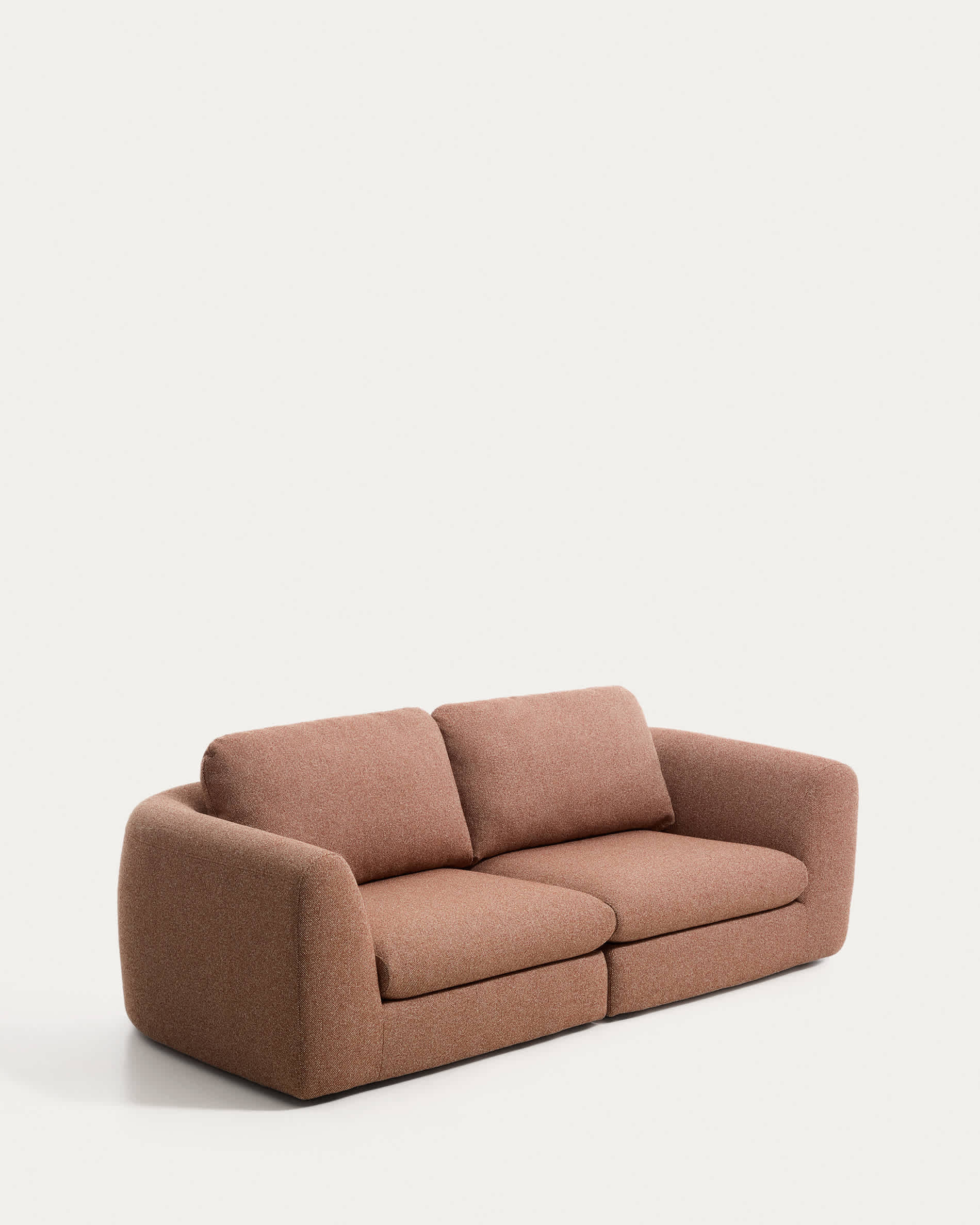 Vera terracotta 3-seater sofa 230 cm FSC Mix Credit