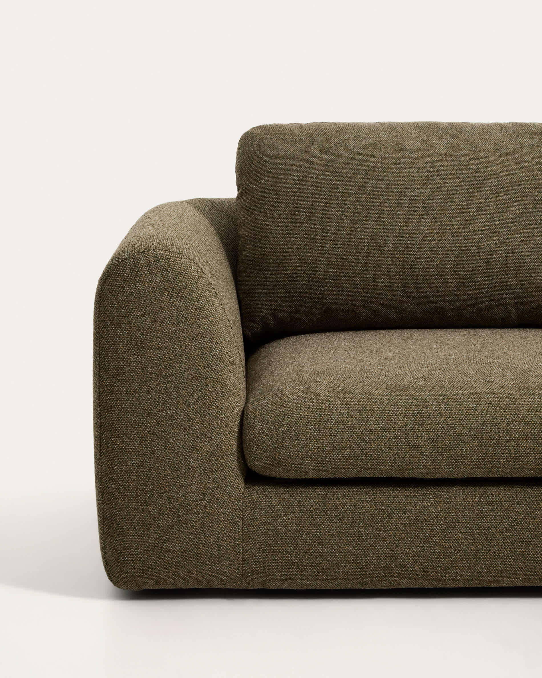 Vera olive green 4-seater sofa 320 cm FSC Mix Credit