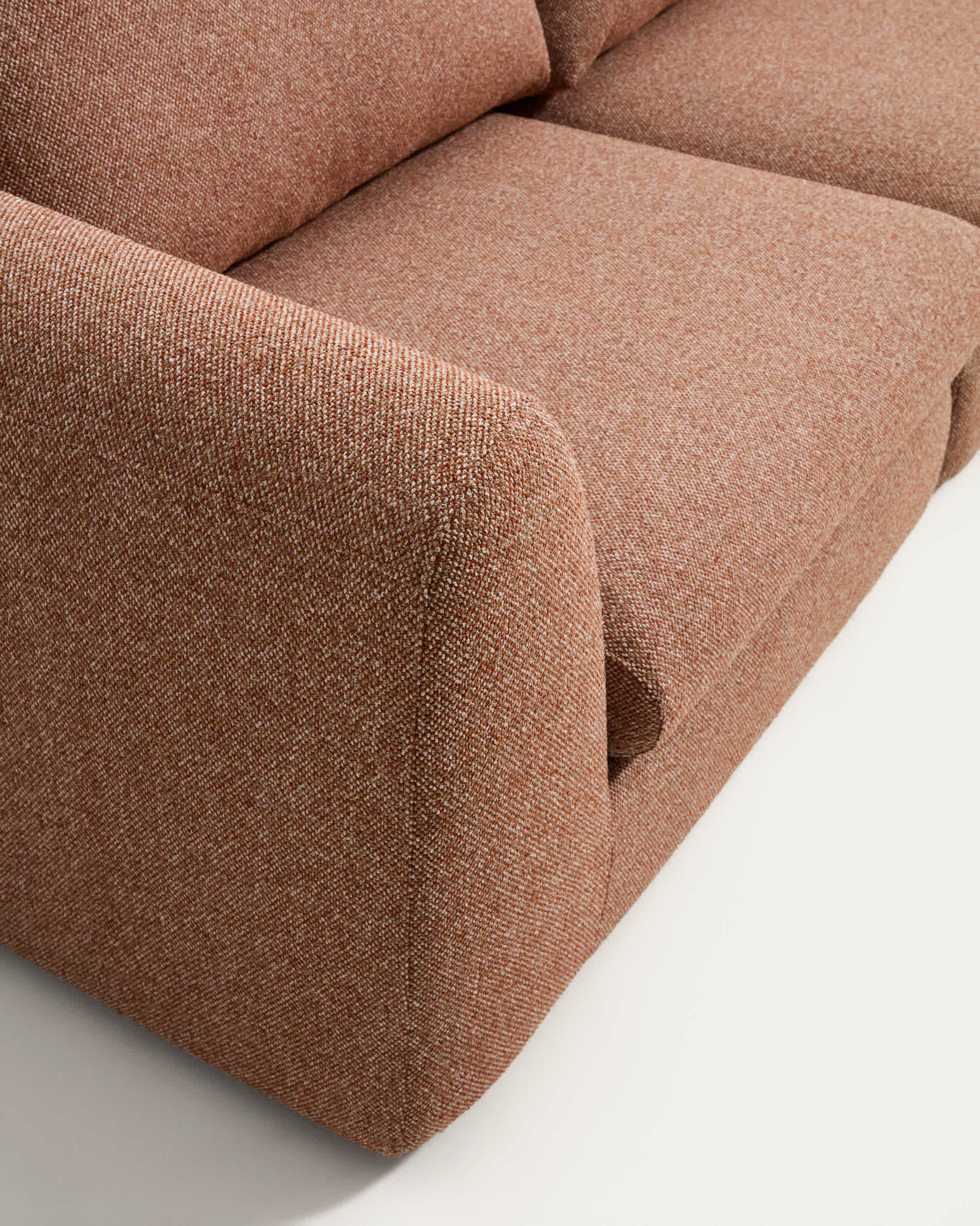 Vera terracotta 4-seater sofa 320 cm FSC Mix Credit