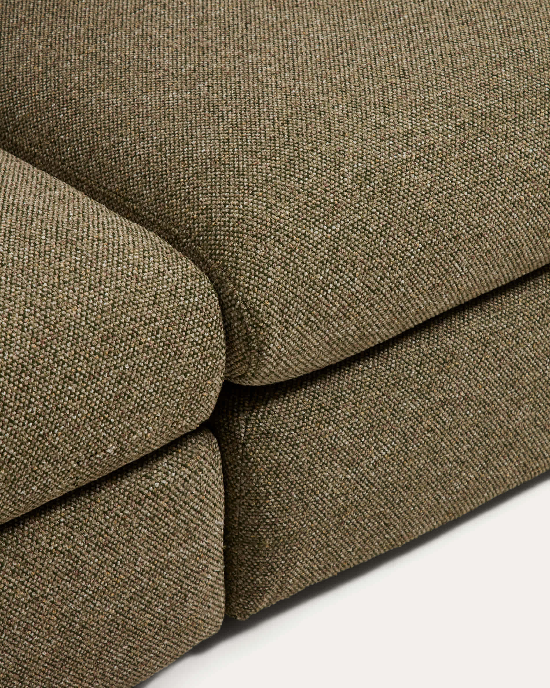 Vera olive green 6-seater sofa 410 cm FSC Mix Credit