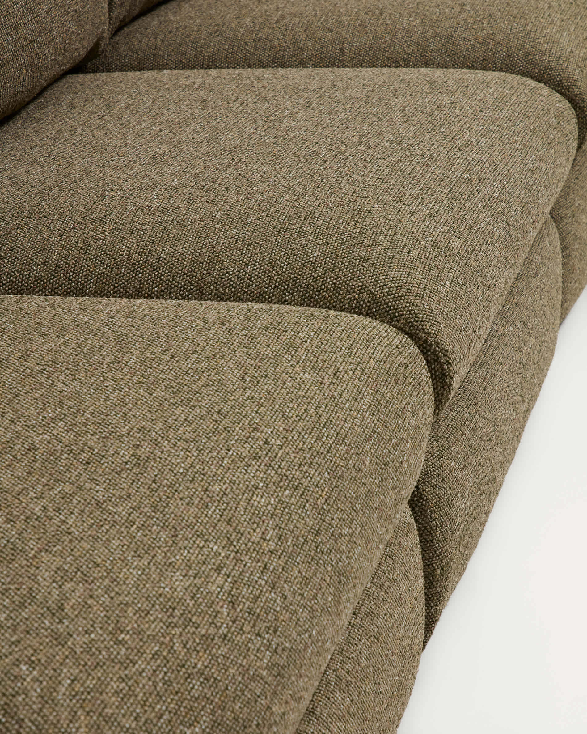 Vera olive green 6-seater sofa 410 cm FSC Mix Credit