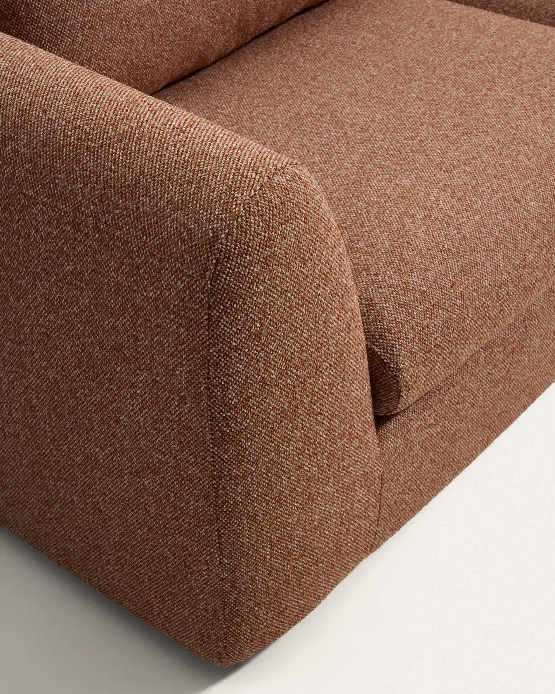 Vera terracotta 6-seater sofa 410 cm FSC Mix Credit