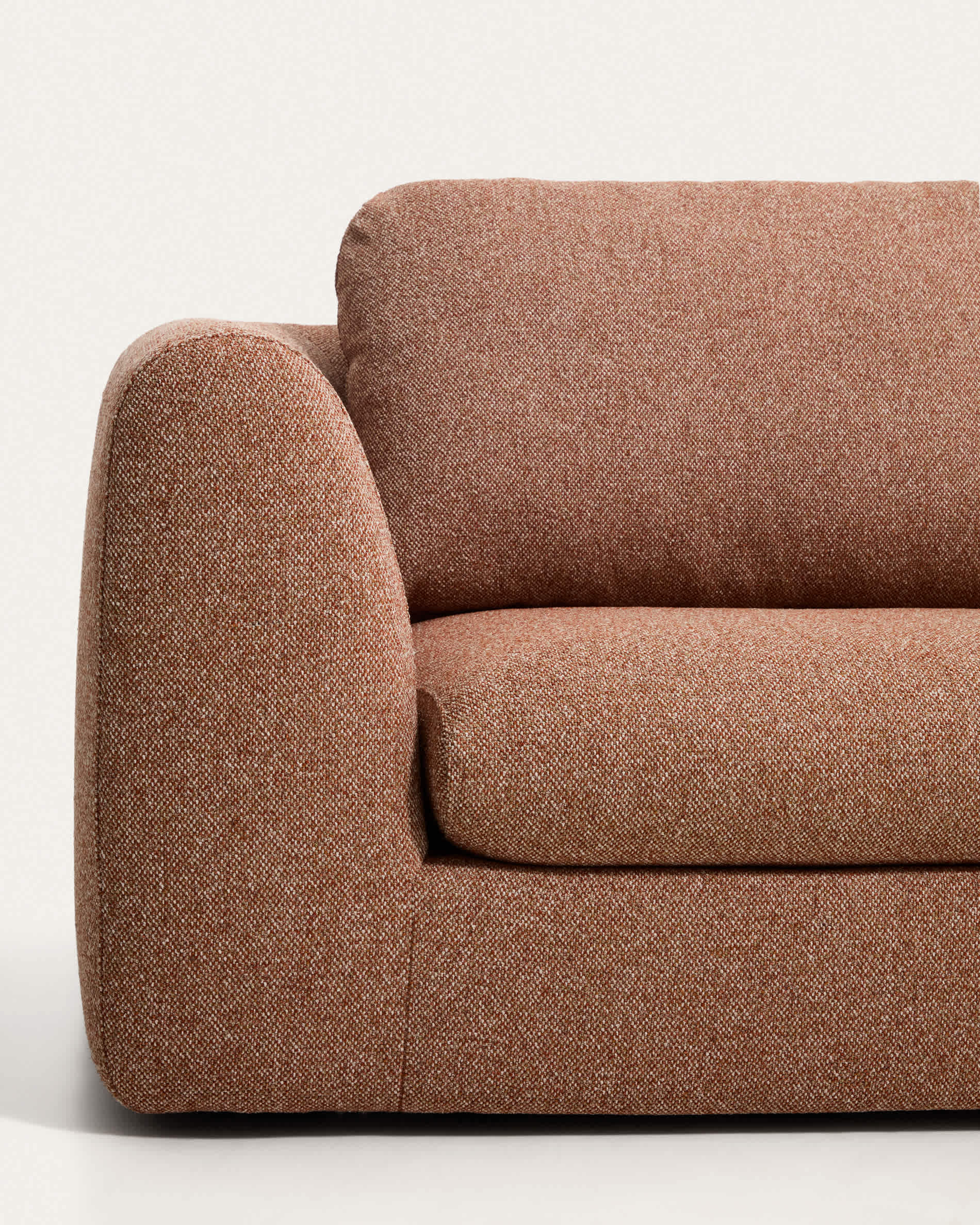 Vera terracotta 4-seater sofa 320 cm FSC Mix Credit