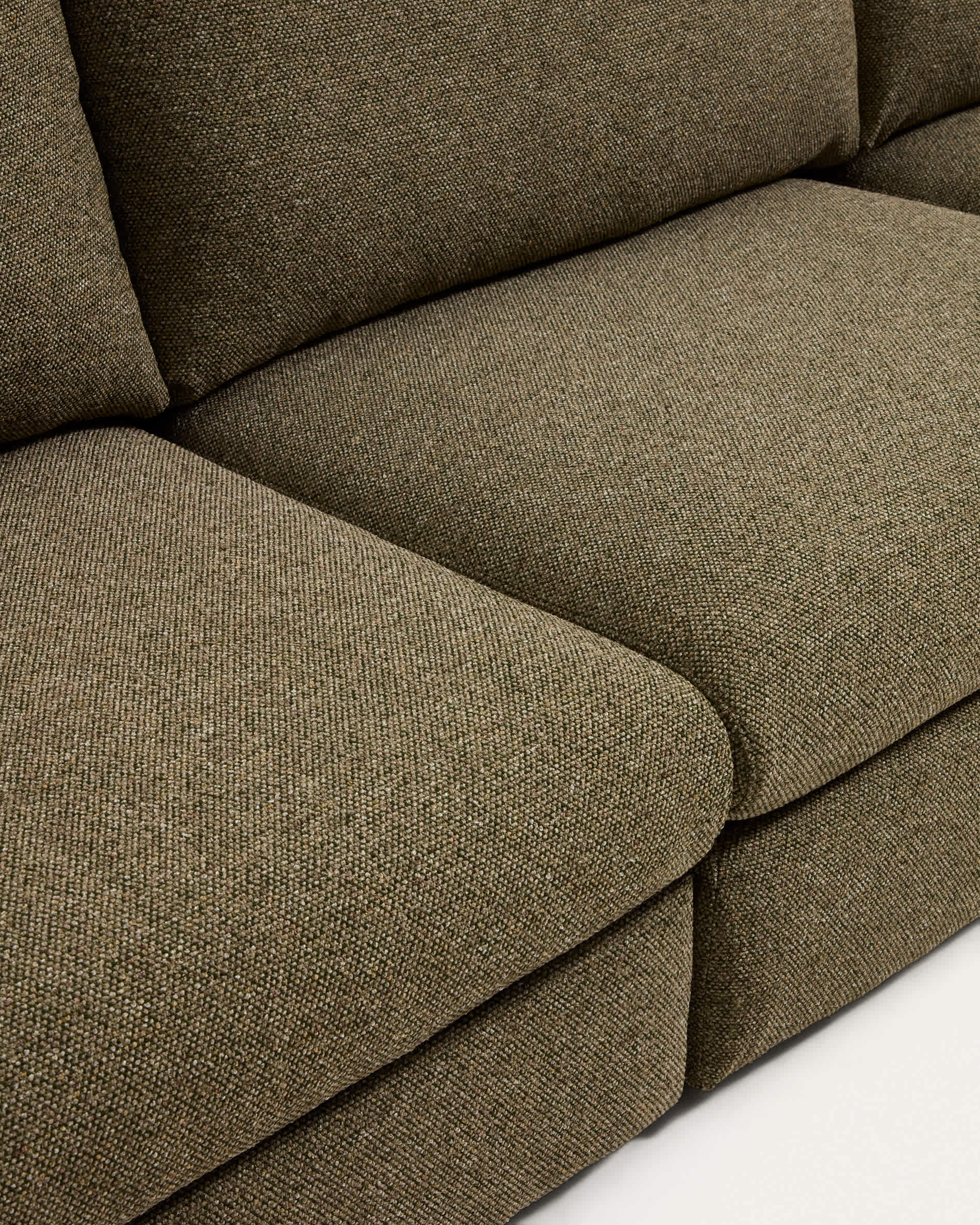 Vera olive green 4-seater sofa 320 cm FSC Mix Credit