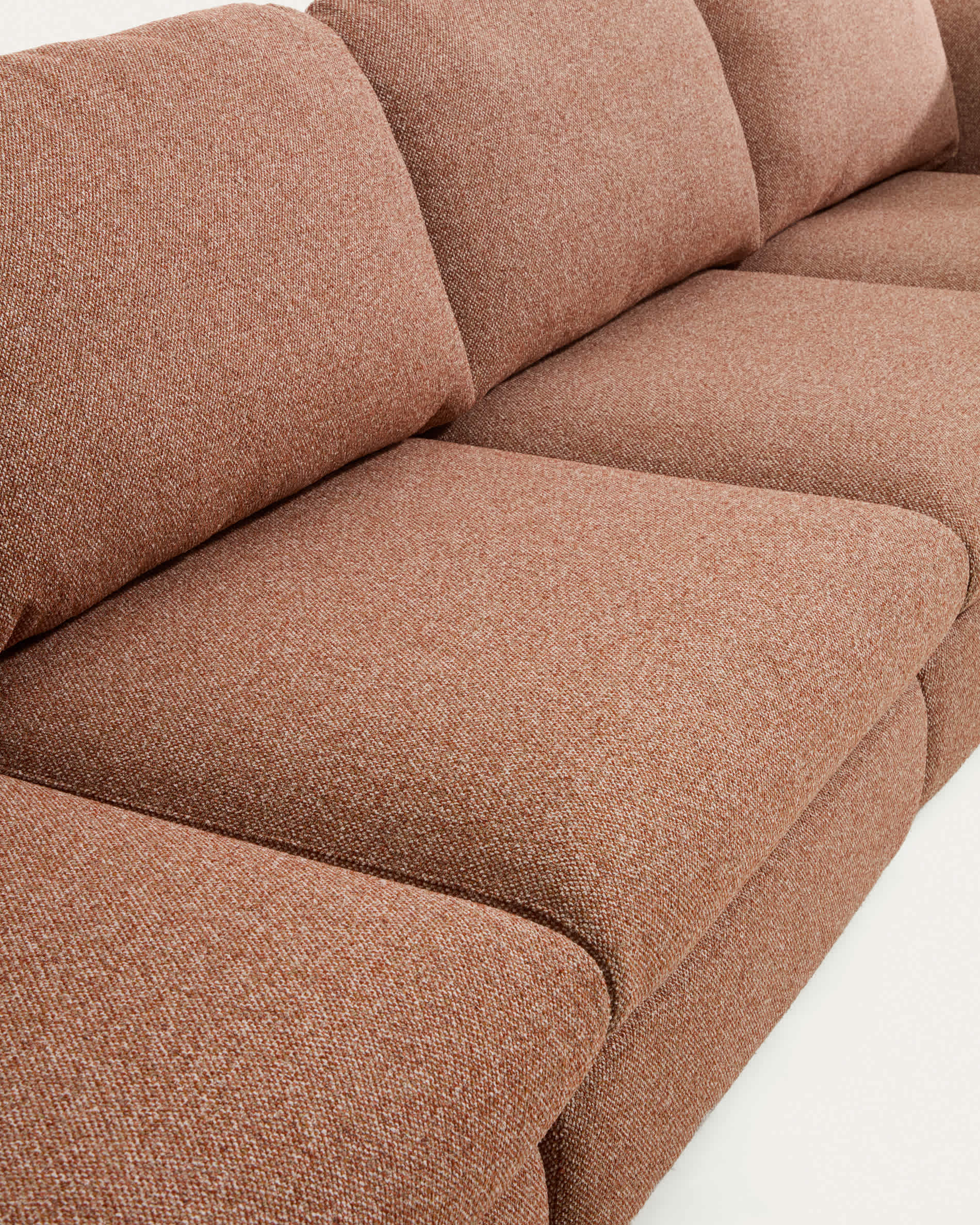 Vera terracotta 6-seater sofa 410 cm FSC Mix Credit