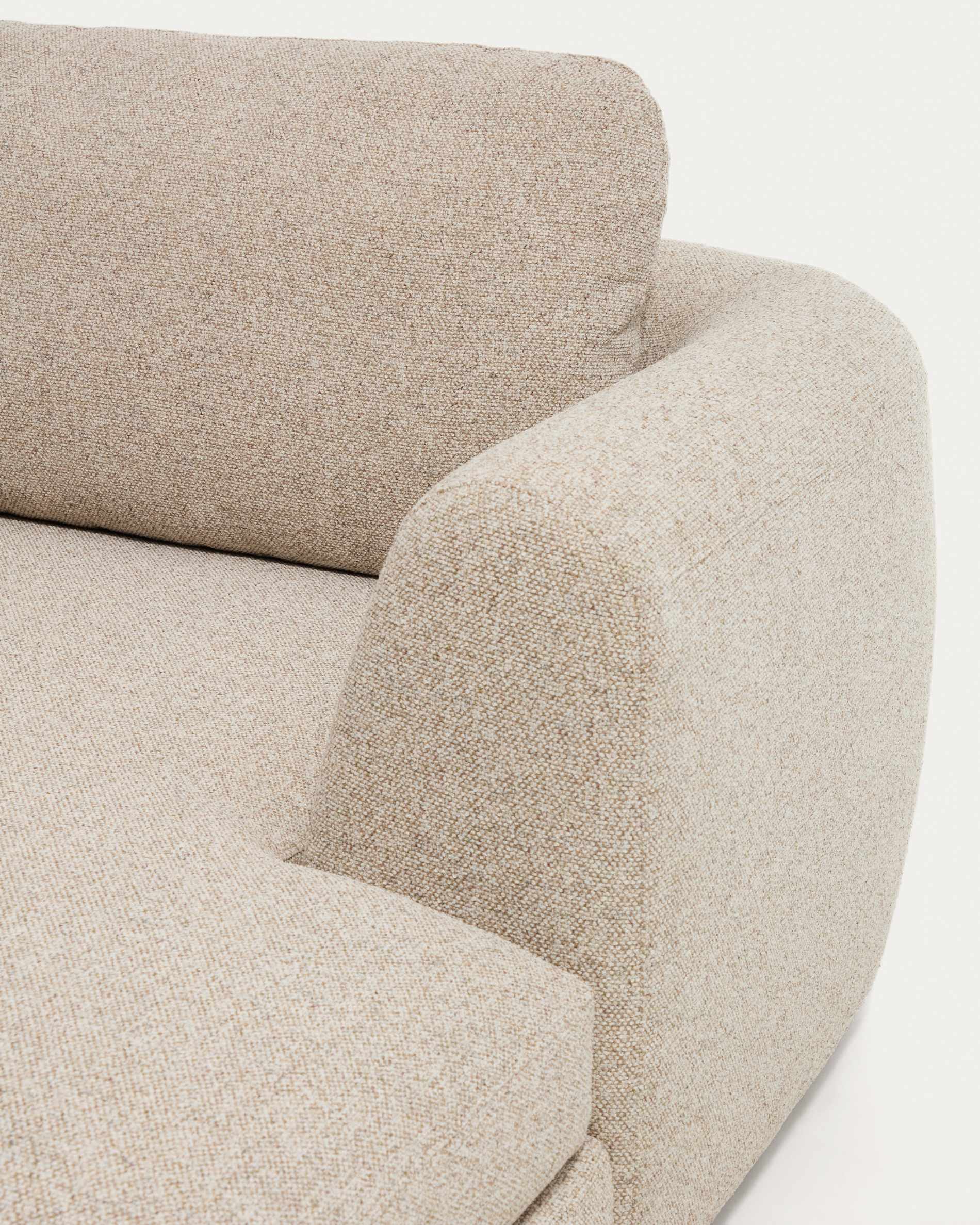 Vera beige 4-seater sofa and right-hand chaise longue 322 cm FSC Mix Credit