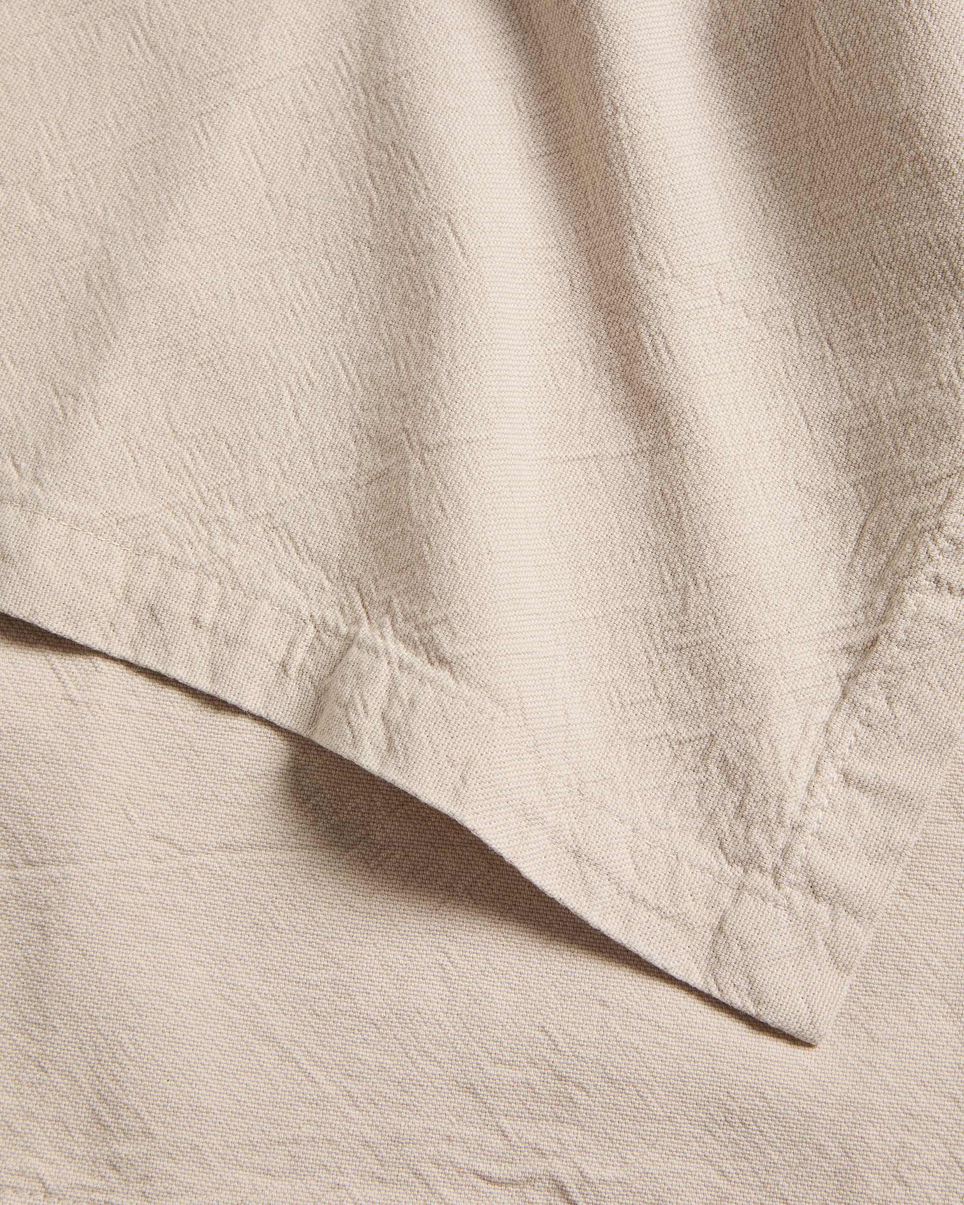 Lerava set of 2 napkins in washed stone grey cotton 35 x 35cm