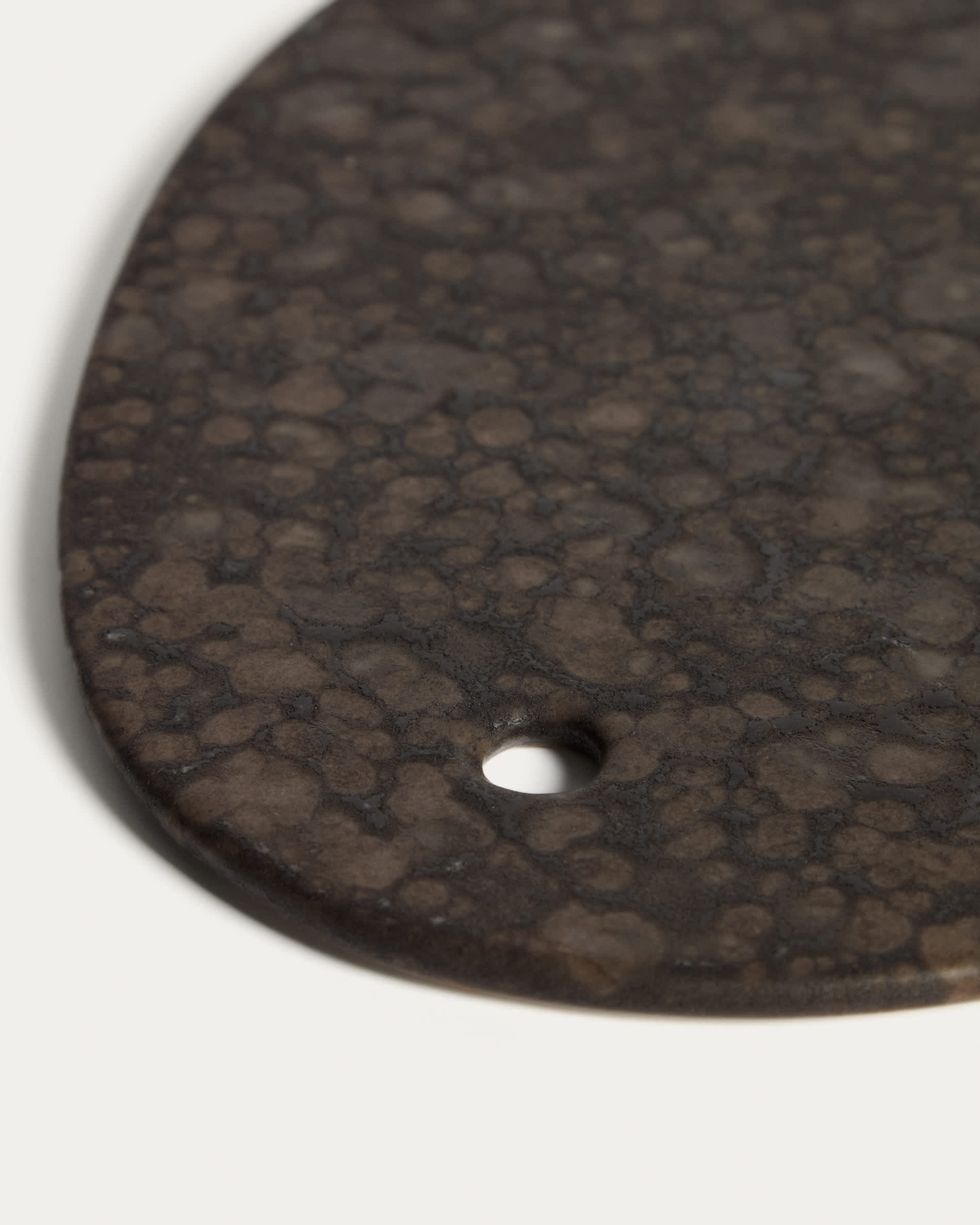 Convia brown ceramic serving board 26 x 36.5 cm