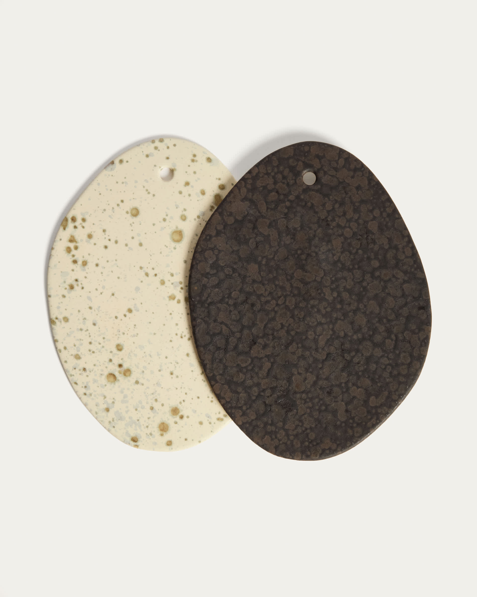 Convia brown ceramic serving board 26 x 36.5 cm