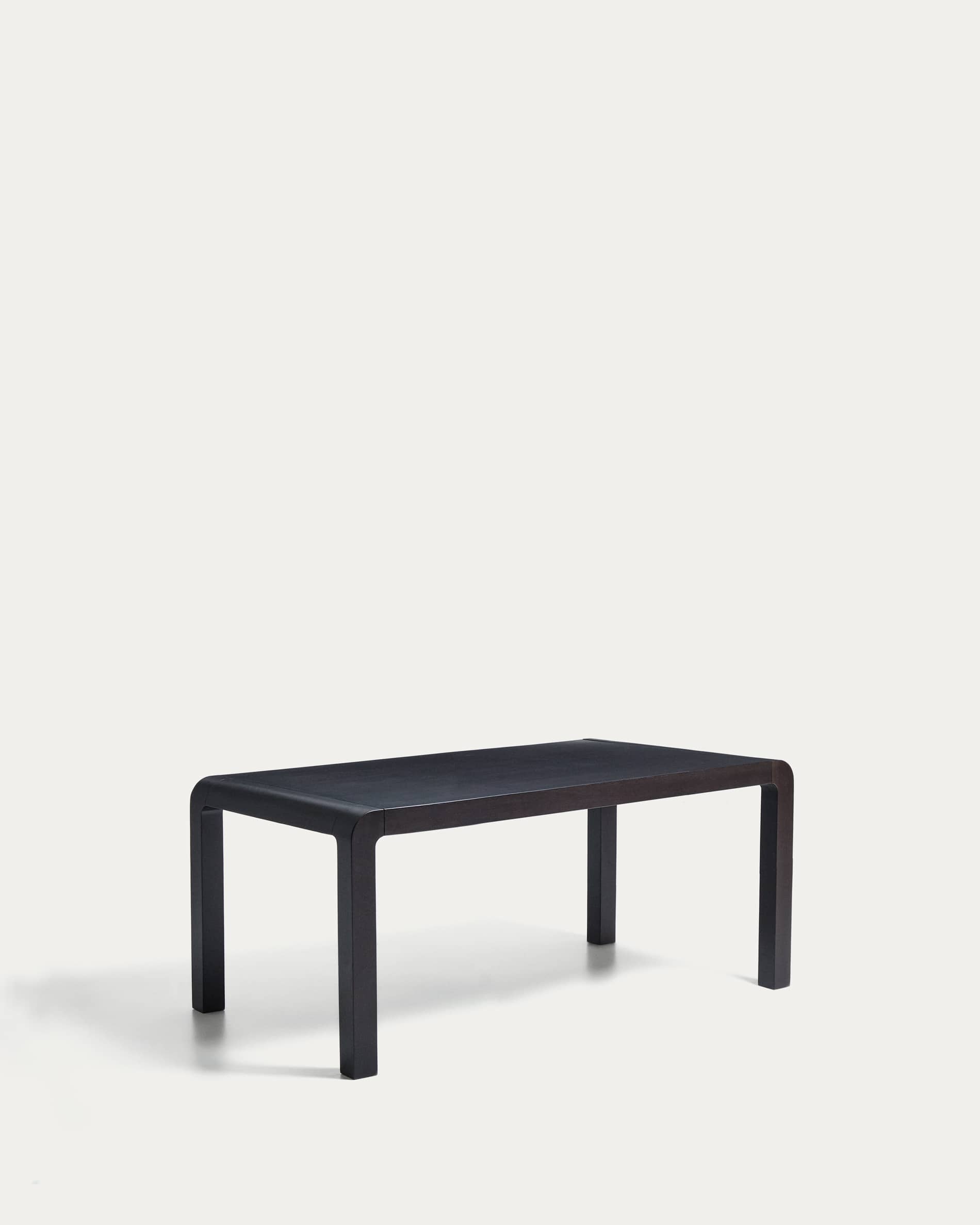 Erisia extendable table in solid oak wood with an ebonized finish 180 (230) x 90 cm FSC 100%