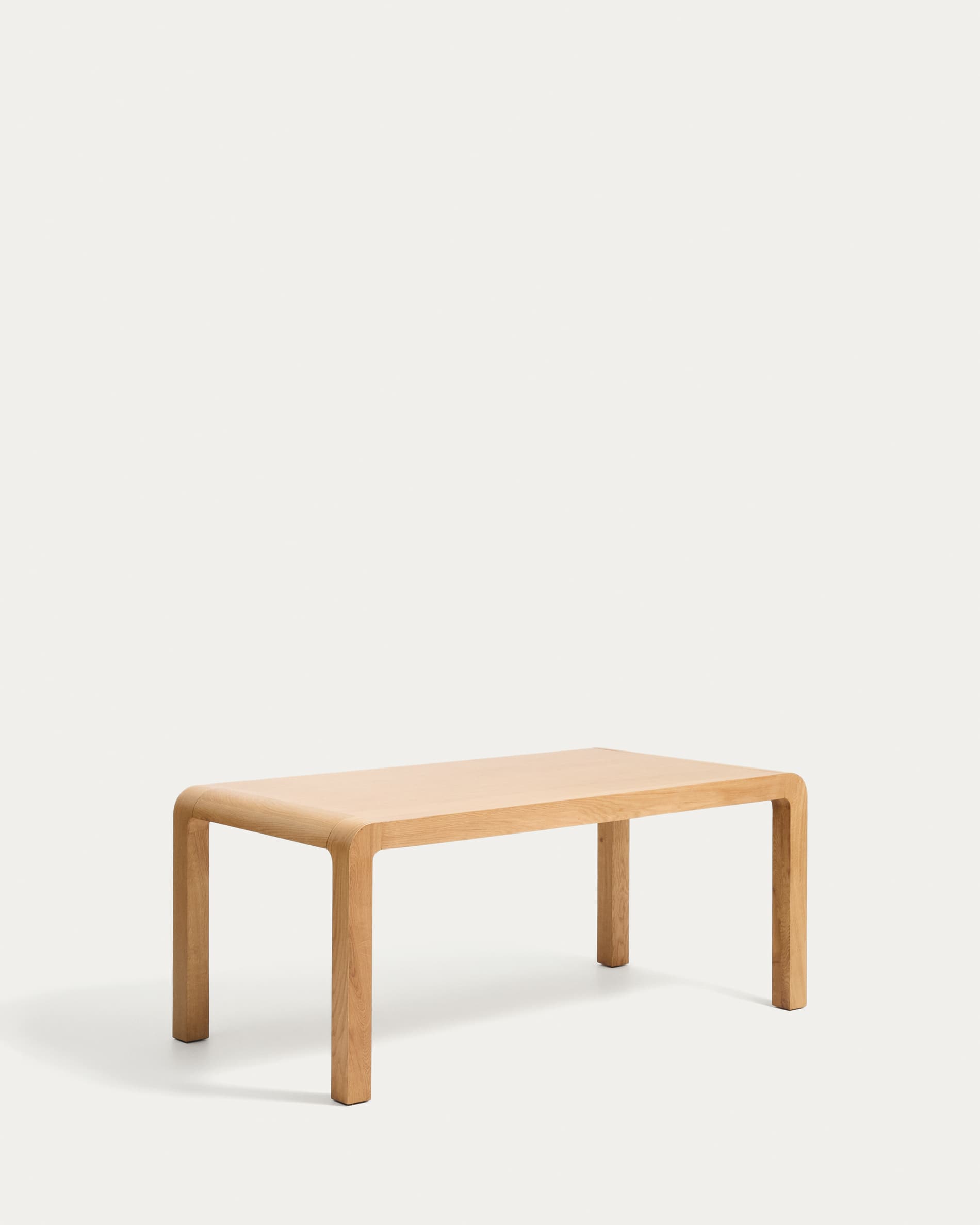 Erisia extendable table in solid oak wood with a natural tone finish 180 (230) x 90 cm FSC 100%
