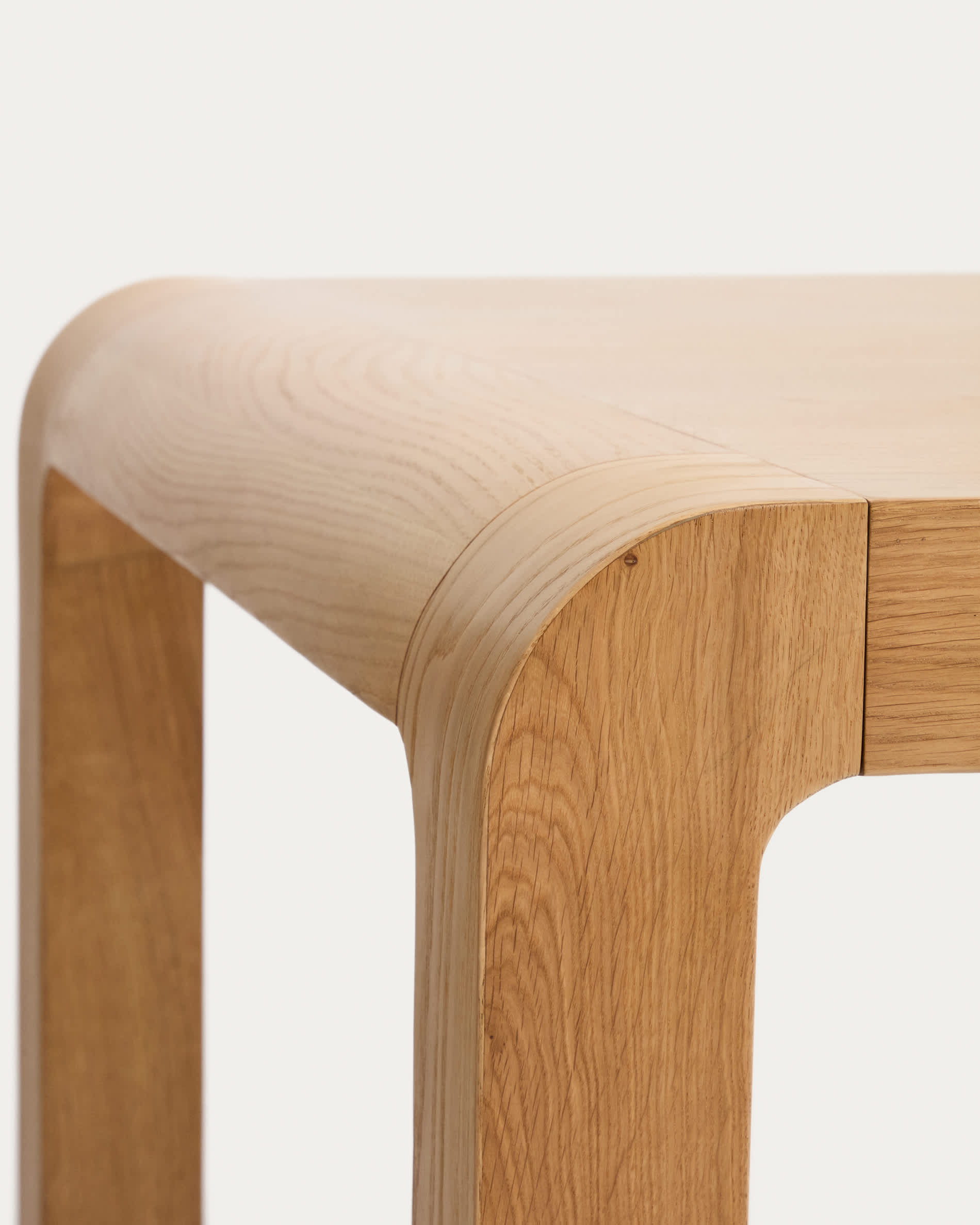 Erisia extendable table in solid oak wood with a natural tone finish 200 (280) x 100 cm FSC 100%