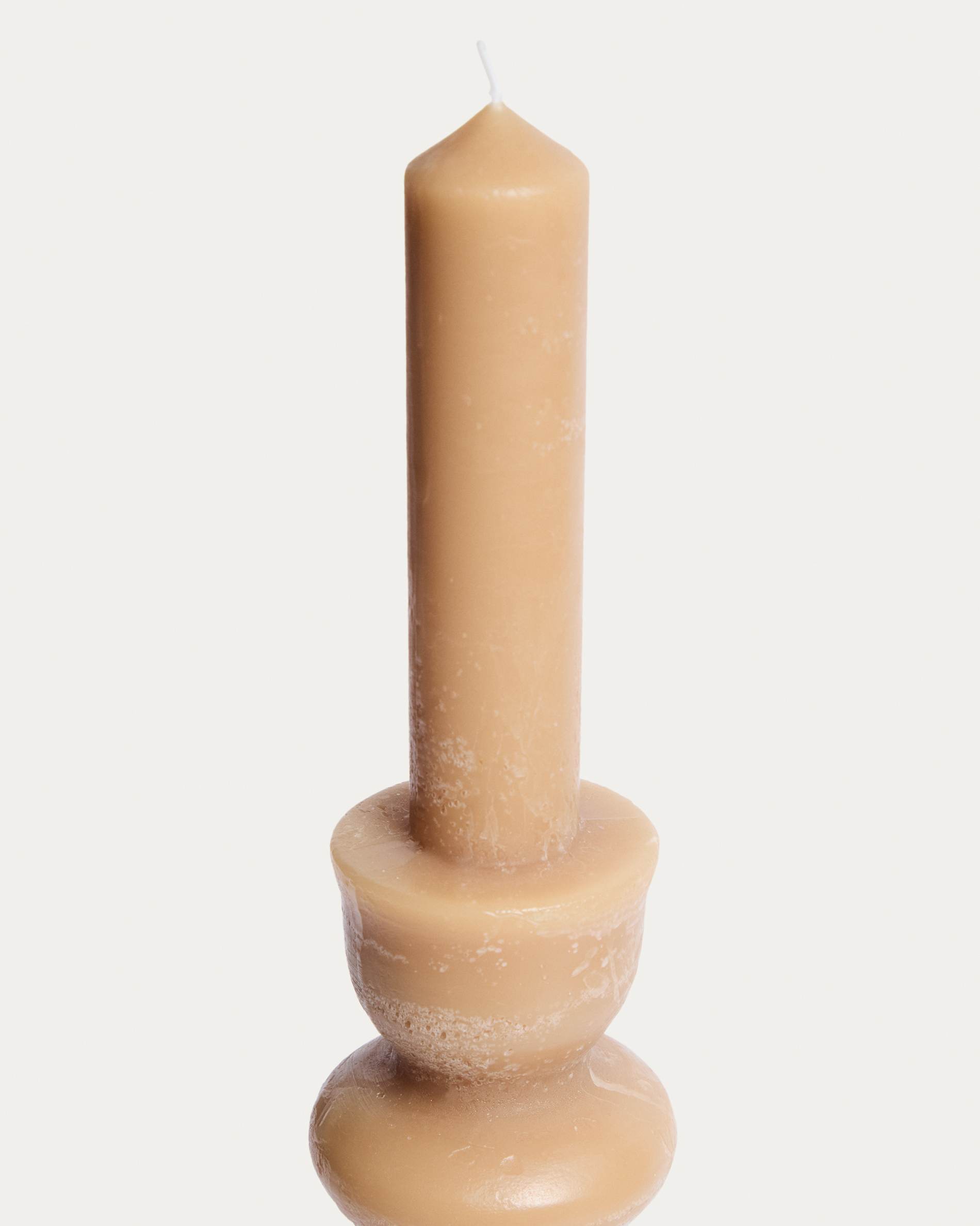 Beige Ferel candle 45 cm