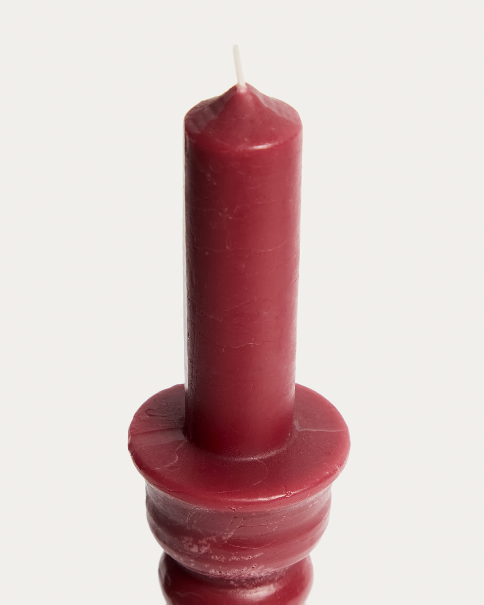 Maroon Ferel candle 35 cm