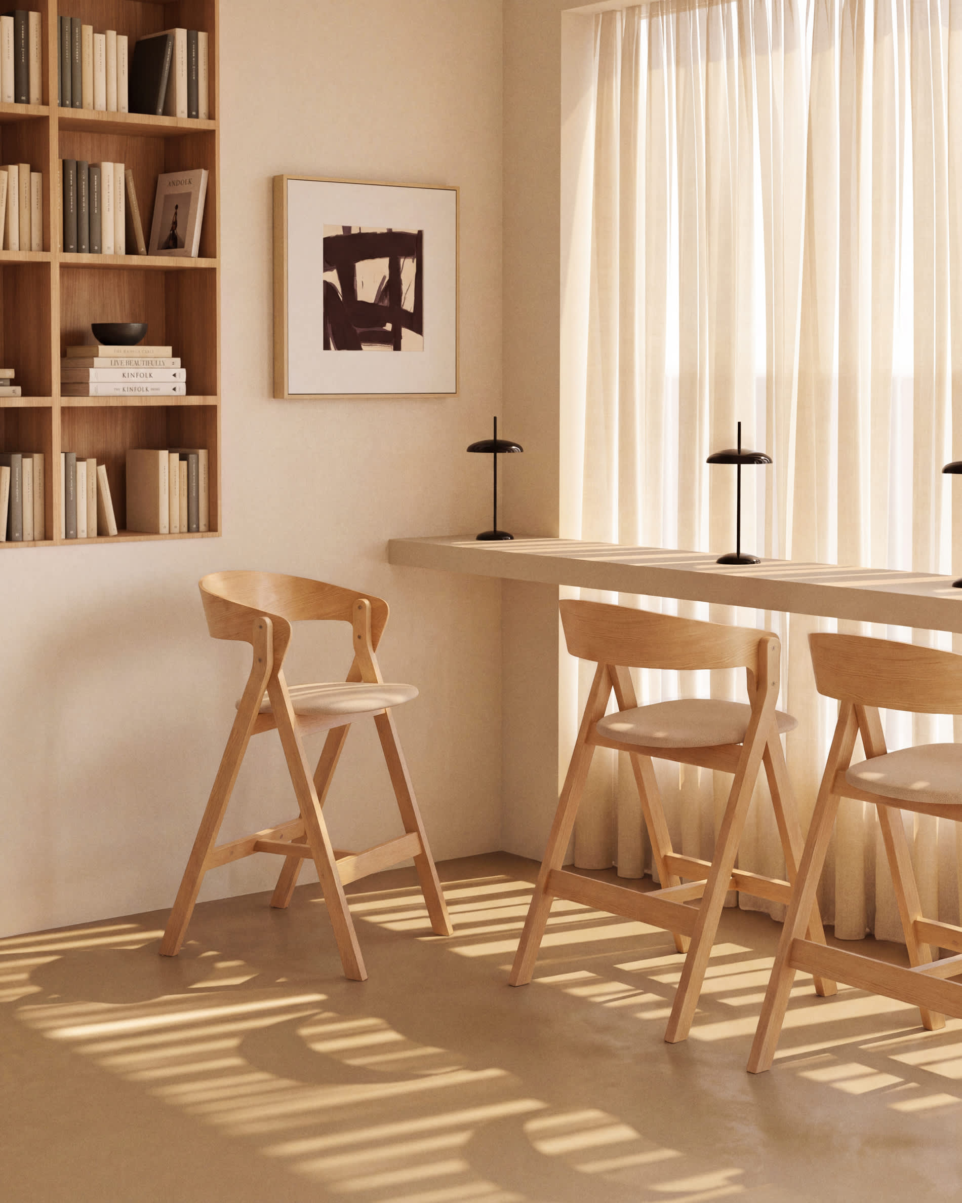 Arilan hand-painted abstract picture 60 x 60cm