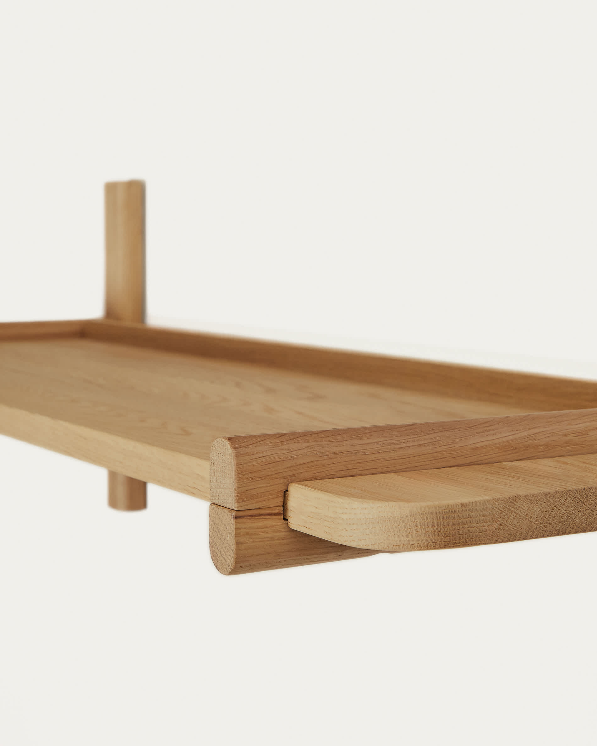 Sitra modular shelf, 1 solid oak wood shelf in a natural finish, 110 cm, FSC Mix Credit