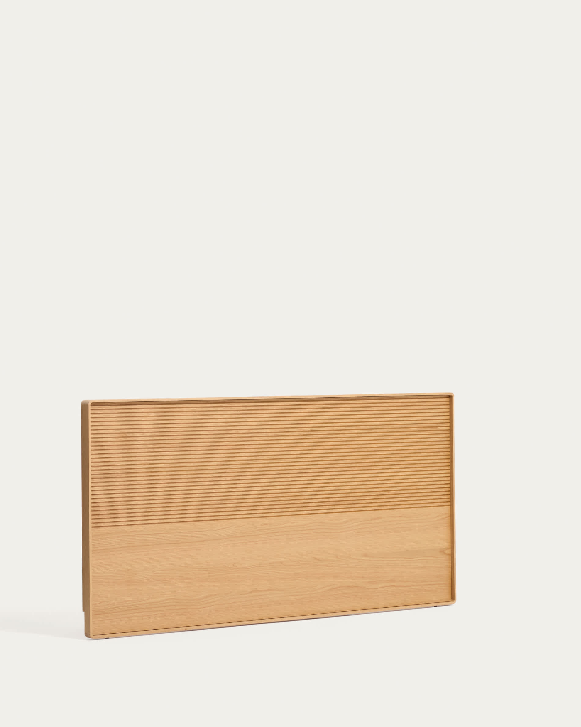 Norlen headboard in oak veneer with natural finish and LED light for a bed up to 180 cm FSC Mix Credit