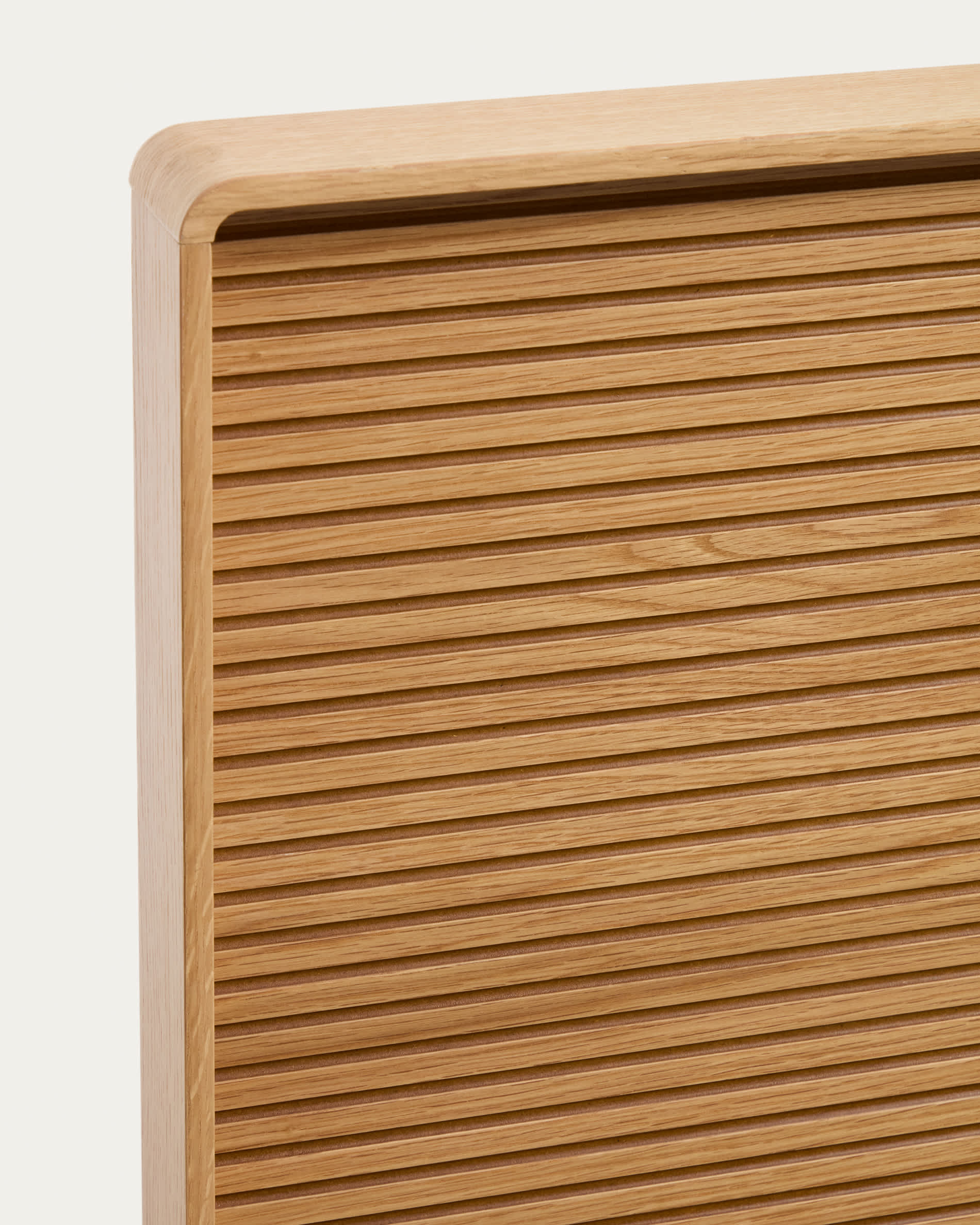 Norlen headboard in oak veneer with natural finish and LED light for a bed up to 180 cm FSC Mix Credit