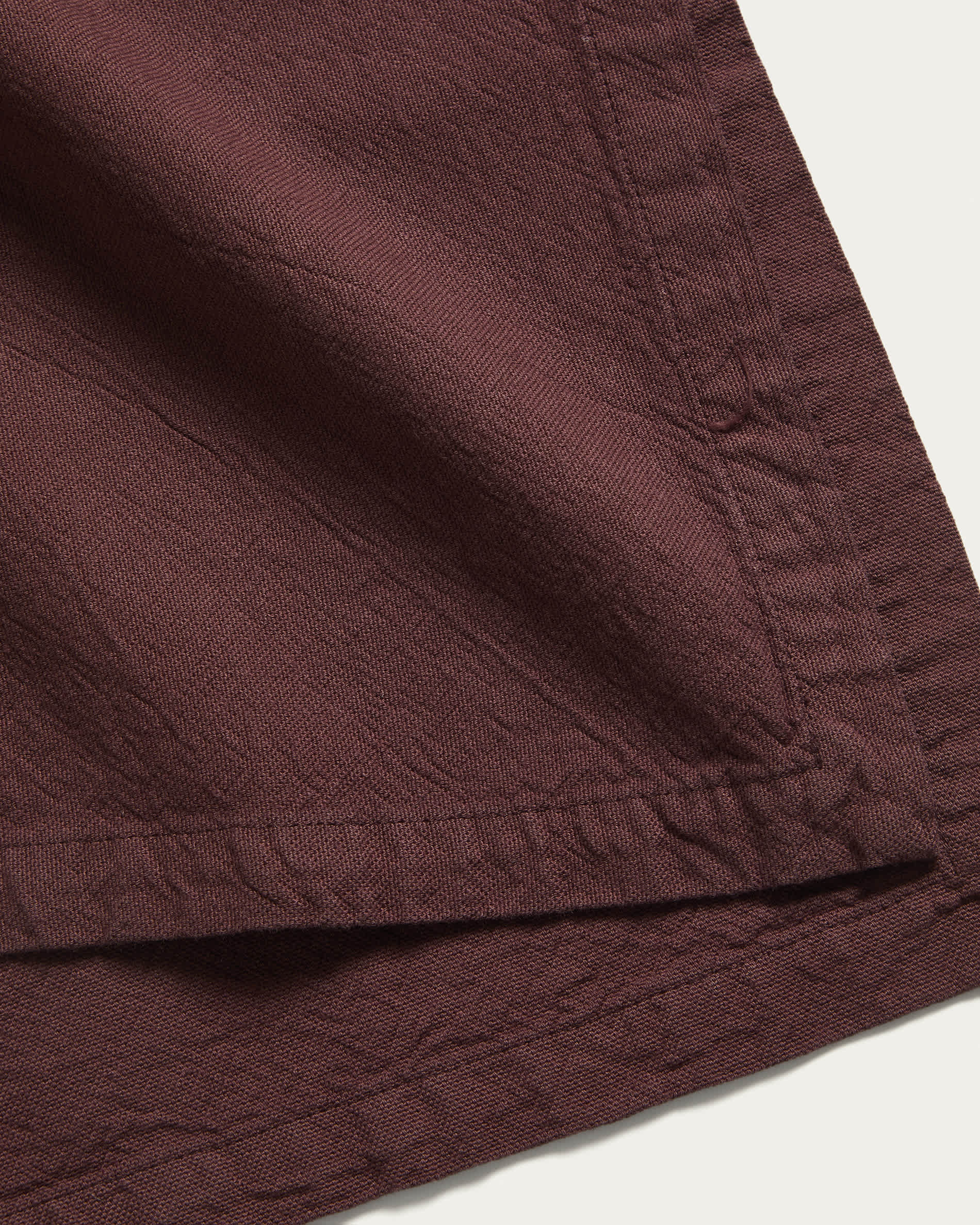 Lerava set of 2 placemats in brown cotton 35 x 50cm