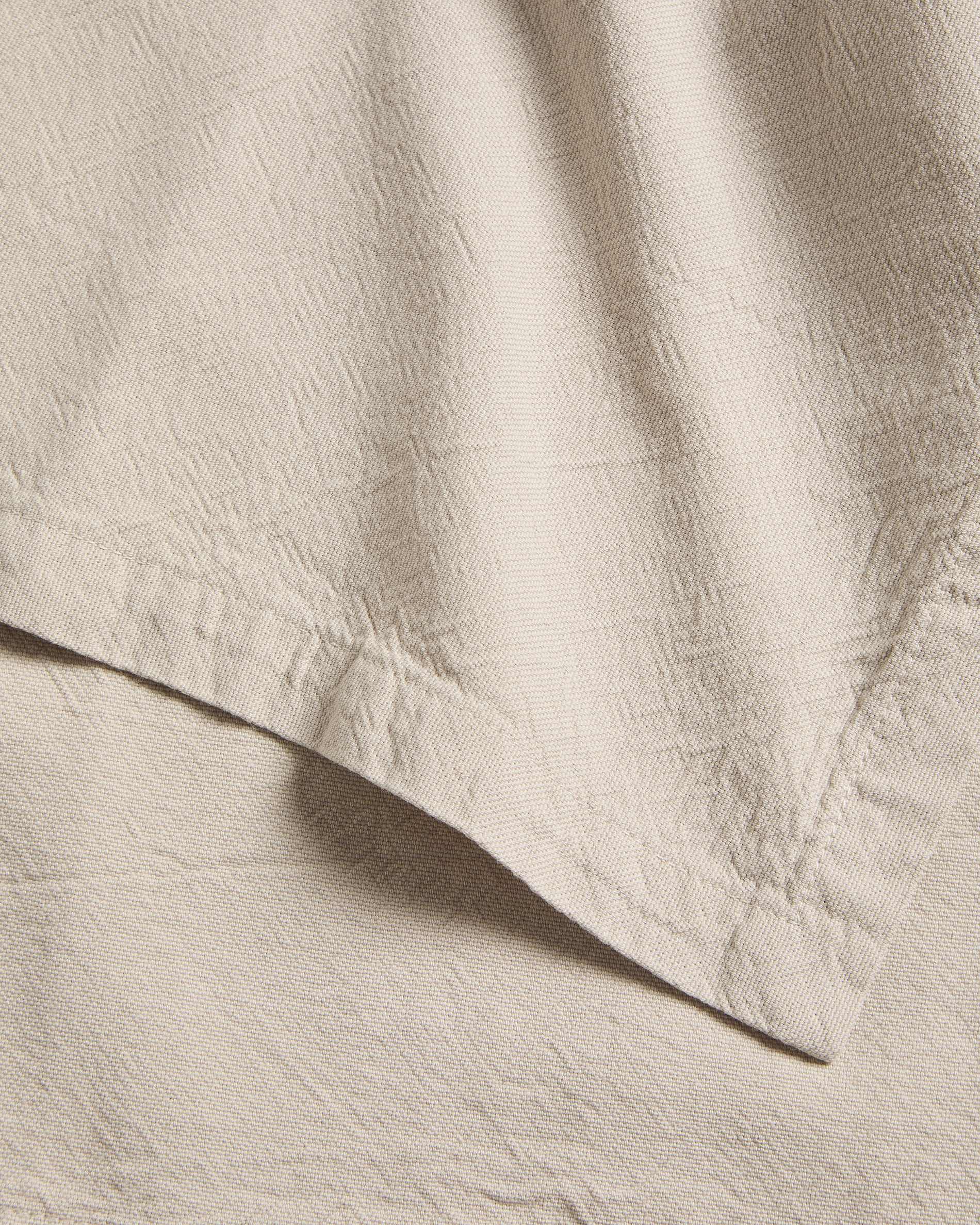 Lerava set of 2 placemats in washed stone grey cotton 35 x 50cm