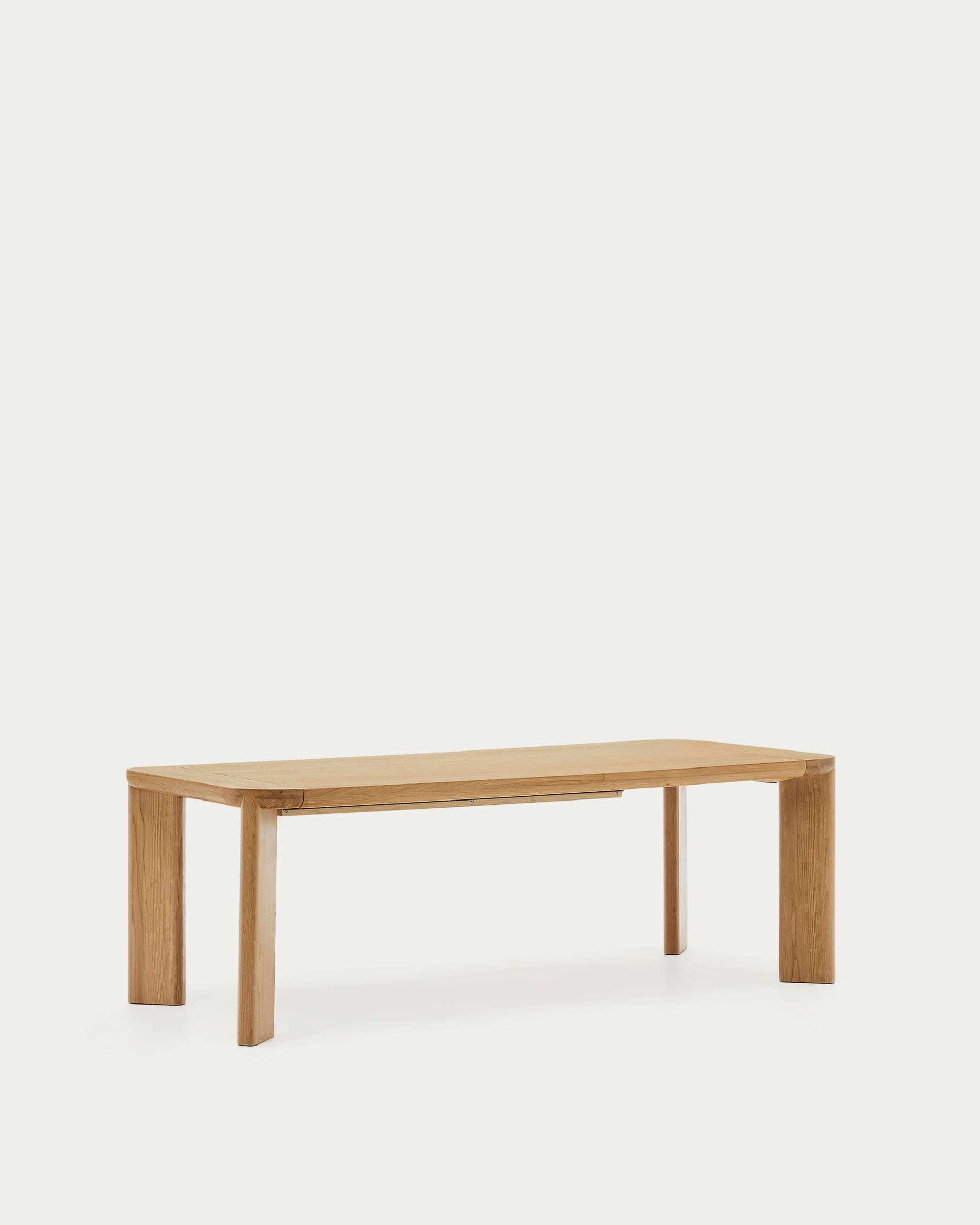 Jondal extendable table made of solid wood and oak veneer, 200 (286) cm x 100 cm FSC 100%