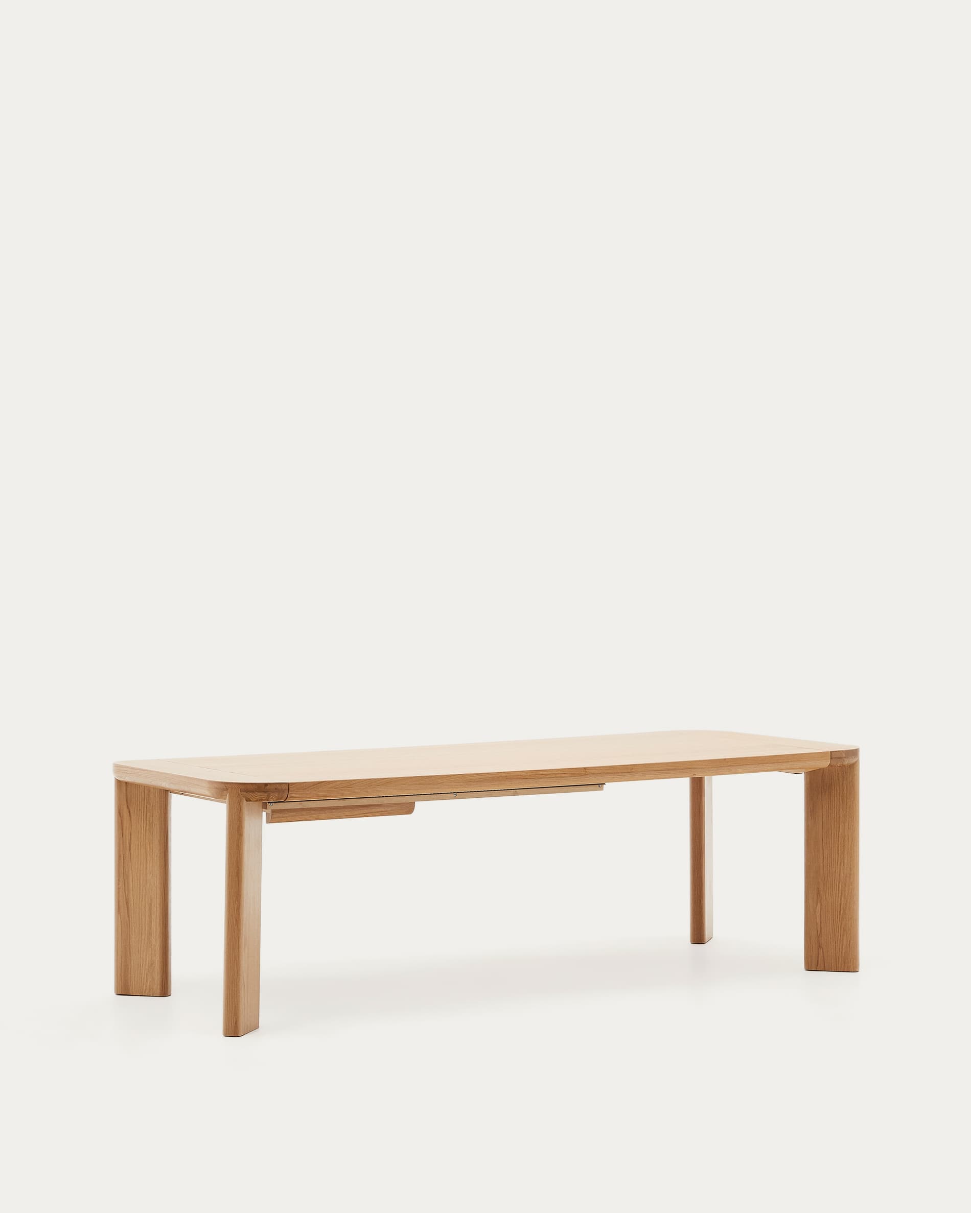 Jondal extendable table made of solid wood and oak veneer, 240 (320) cm x 100 cm FSC 100%