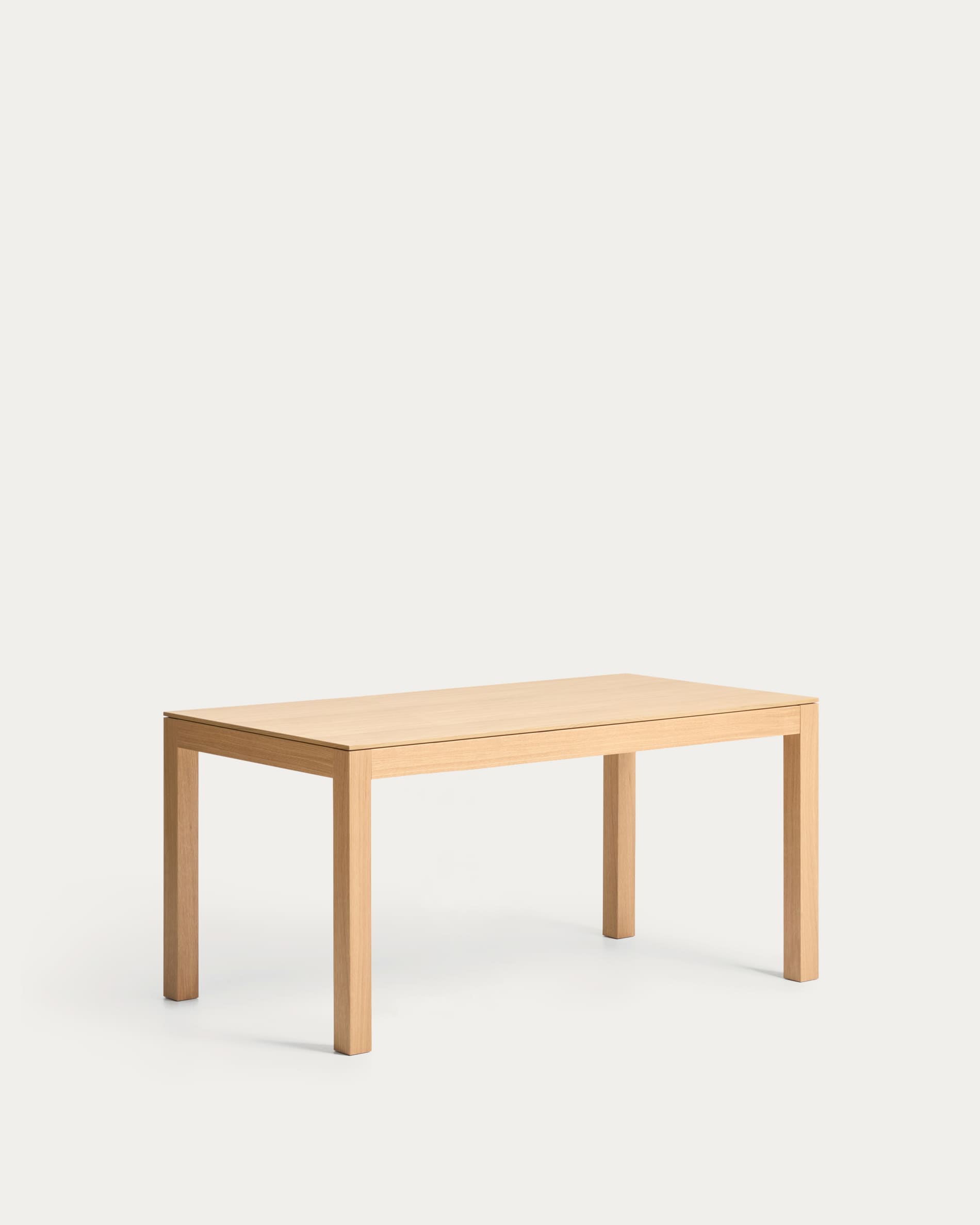 Narevi extendable table in oak veneer with natural finish 170 (230) x 80 cm