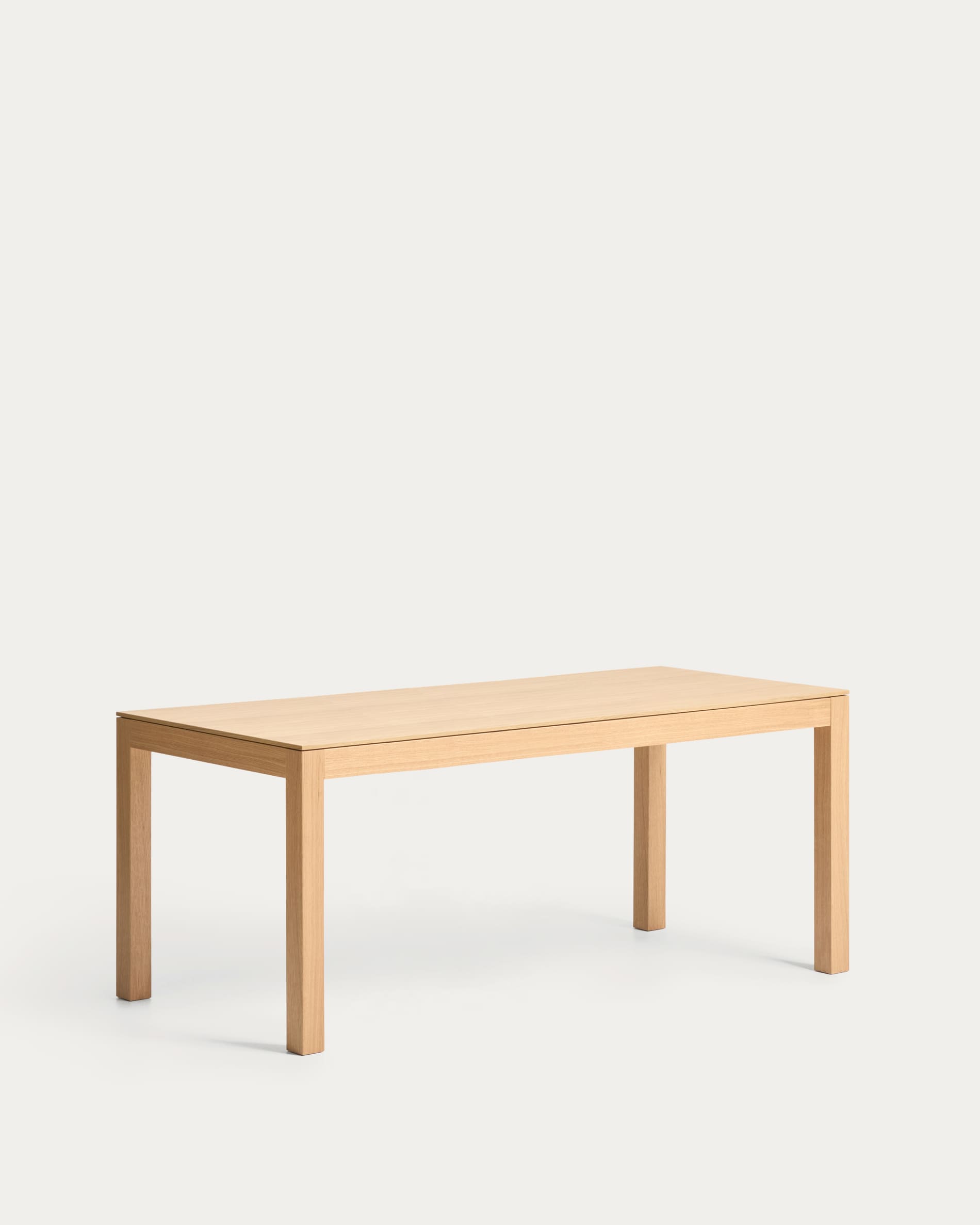 Narevi extendable table in oak veneer with natural finish 210 (270) x 100 cm