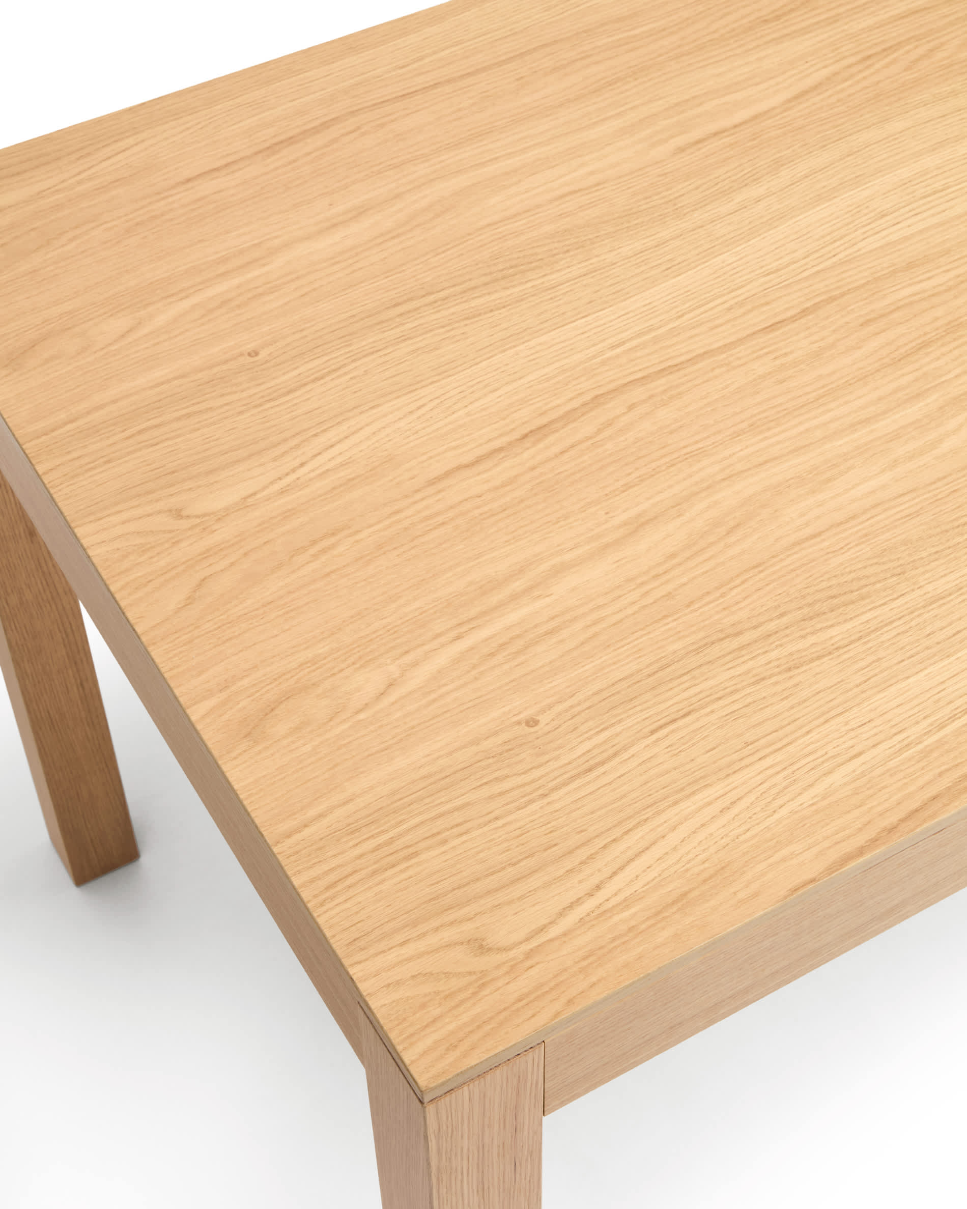 Narevi extendable table in oak veneer with natural finish 170 (230) x 80 cm