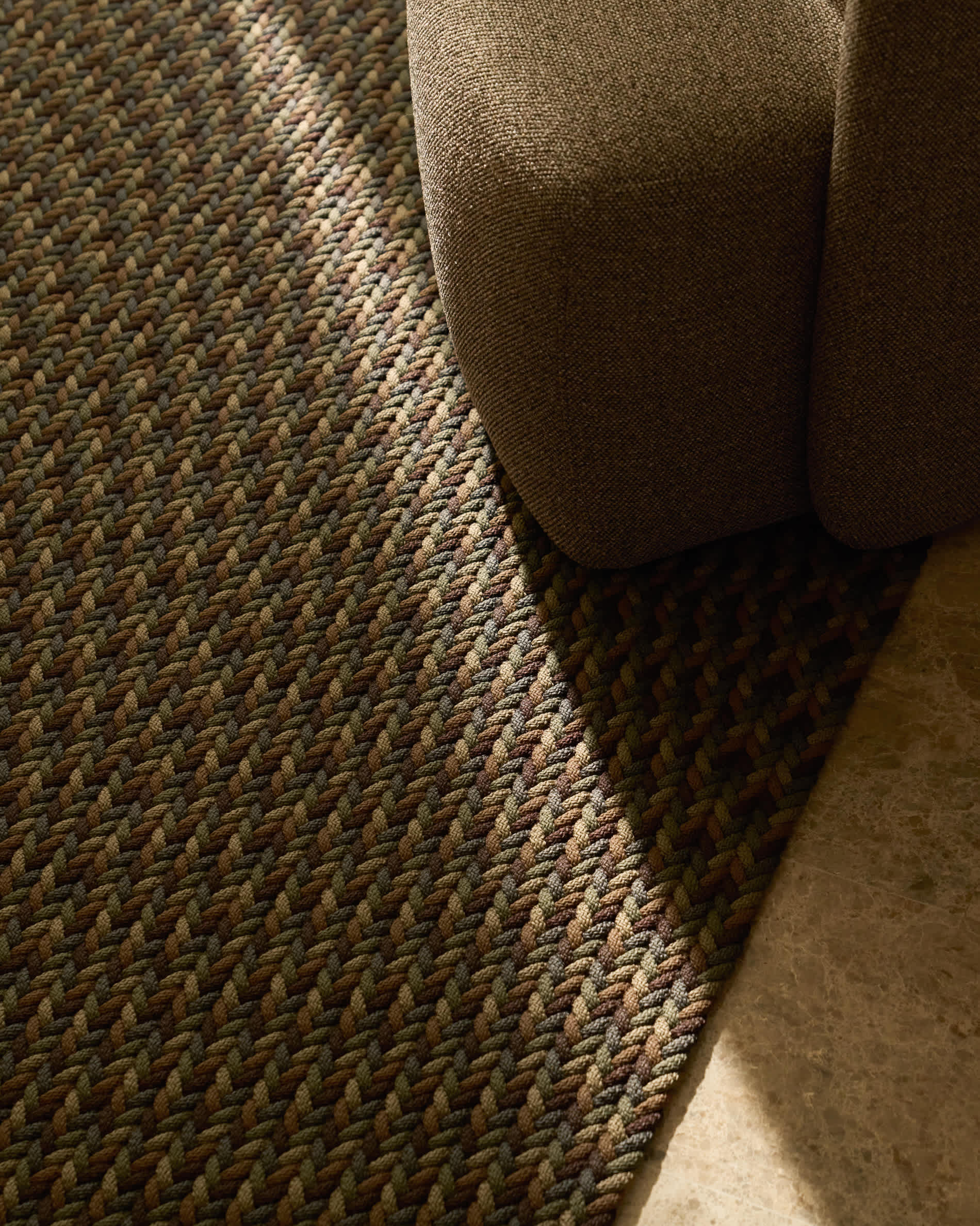 Despas multicolour synthetic fibre rug 160 x 230 cm