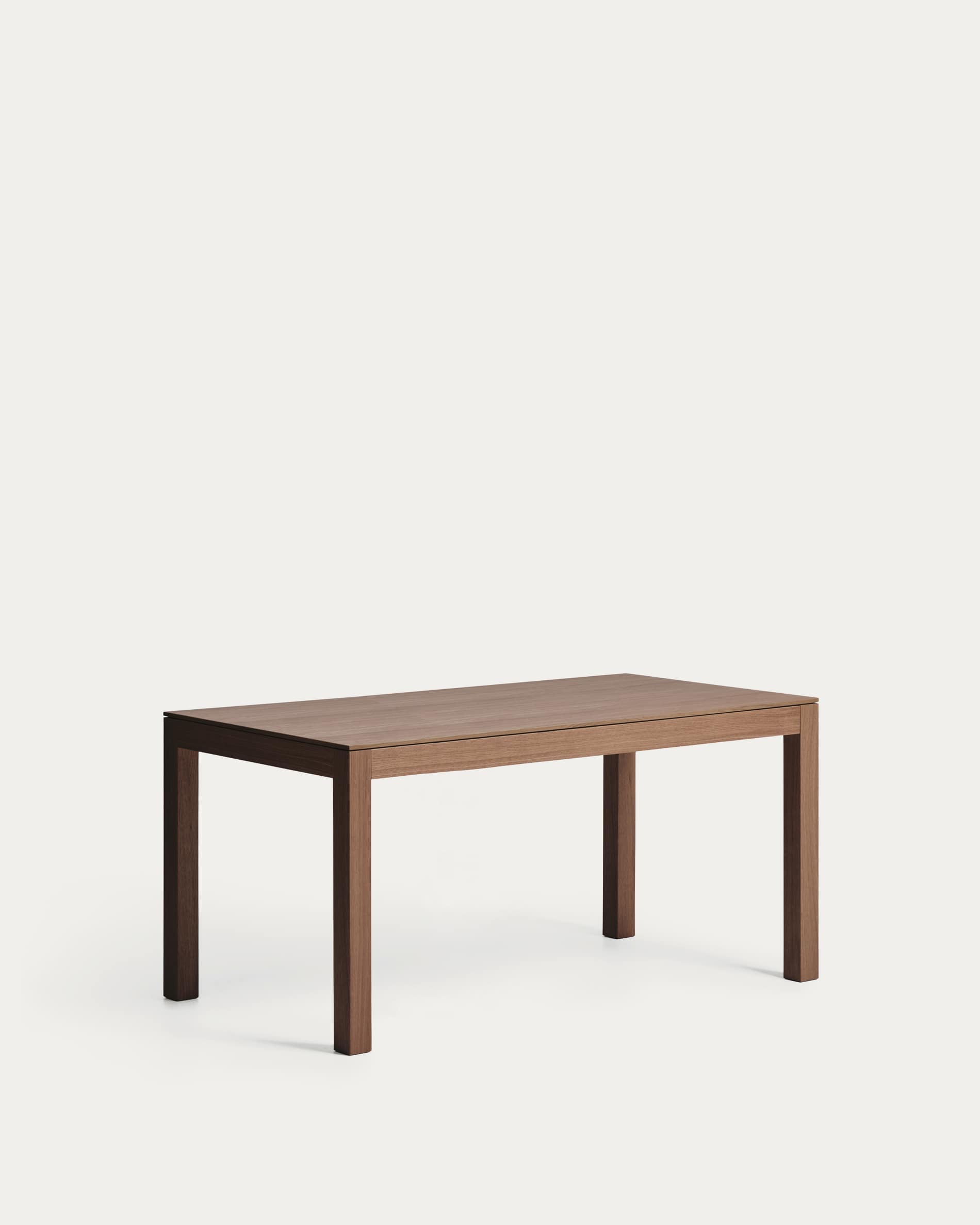 Narevi extendable table in oak veneer with walnut finish 170 (230) x 80 cm