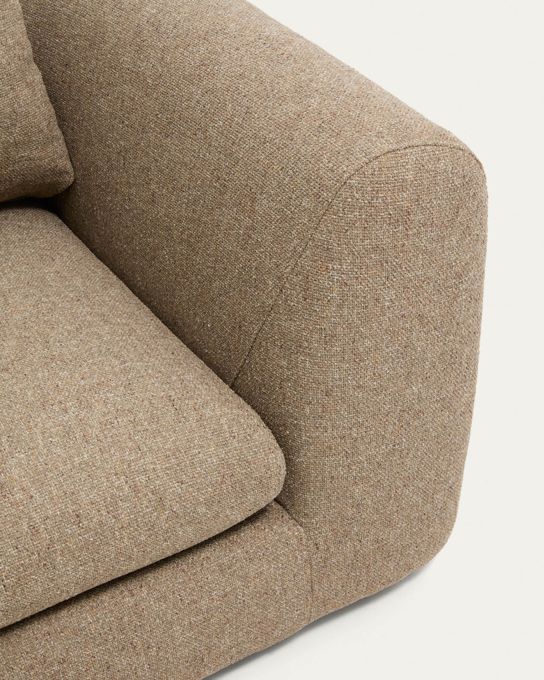Vera light brown 3-seater sofa 230 cm FSC Mix Credit